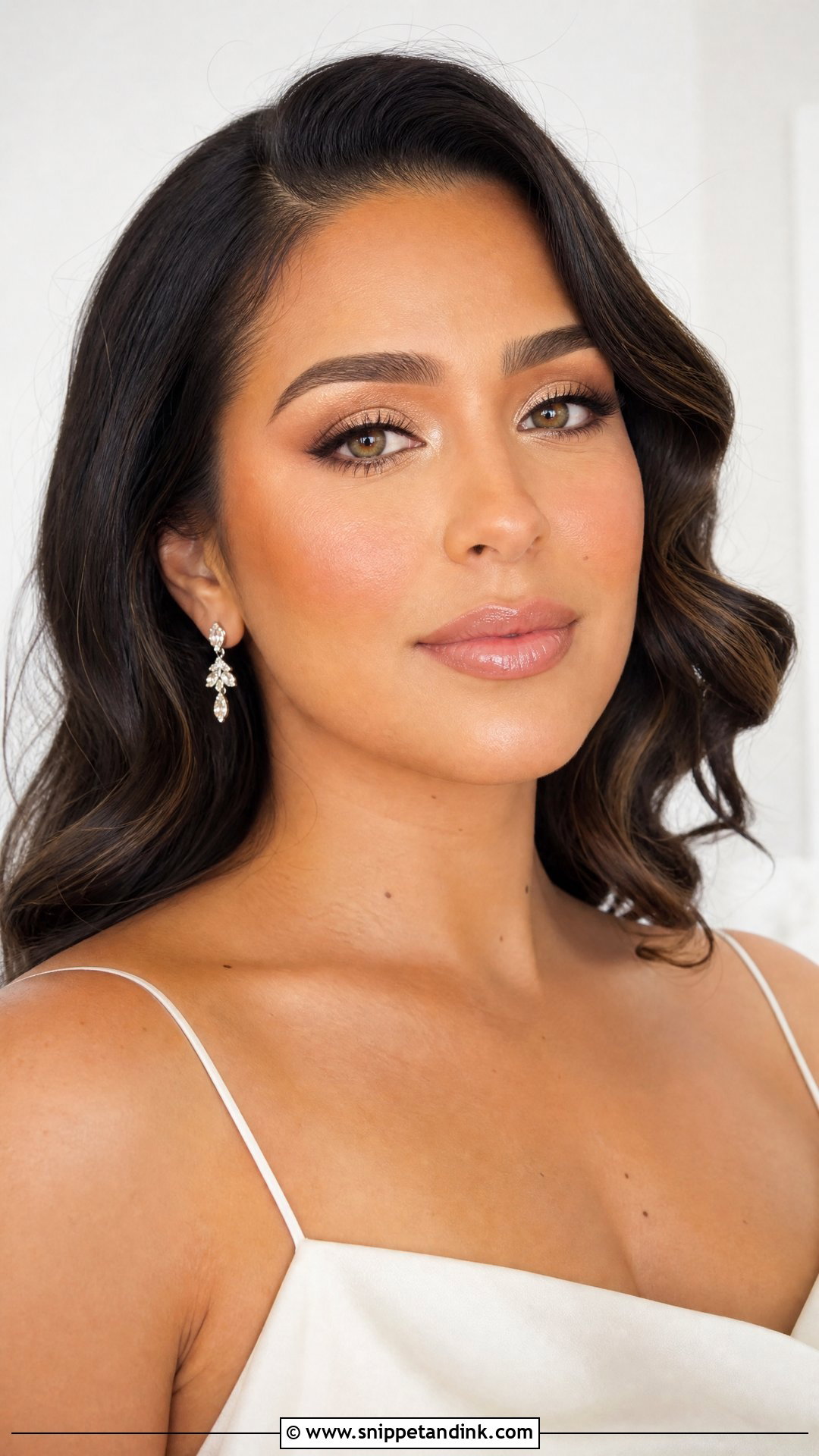 Champagne Wedding Makeup for Hazel Eyes - Snippet and Ink - 20 Wedding Makeup for Hazel Eyes and Brown Hair