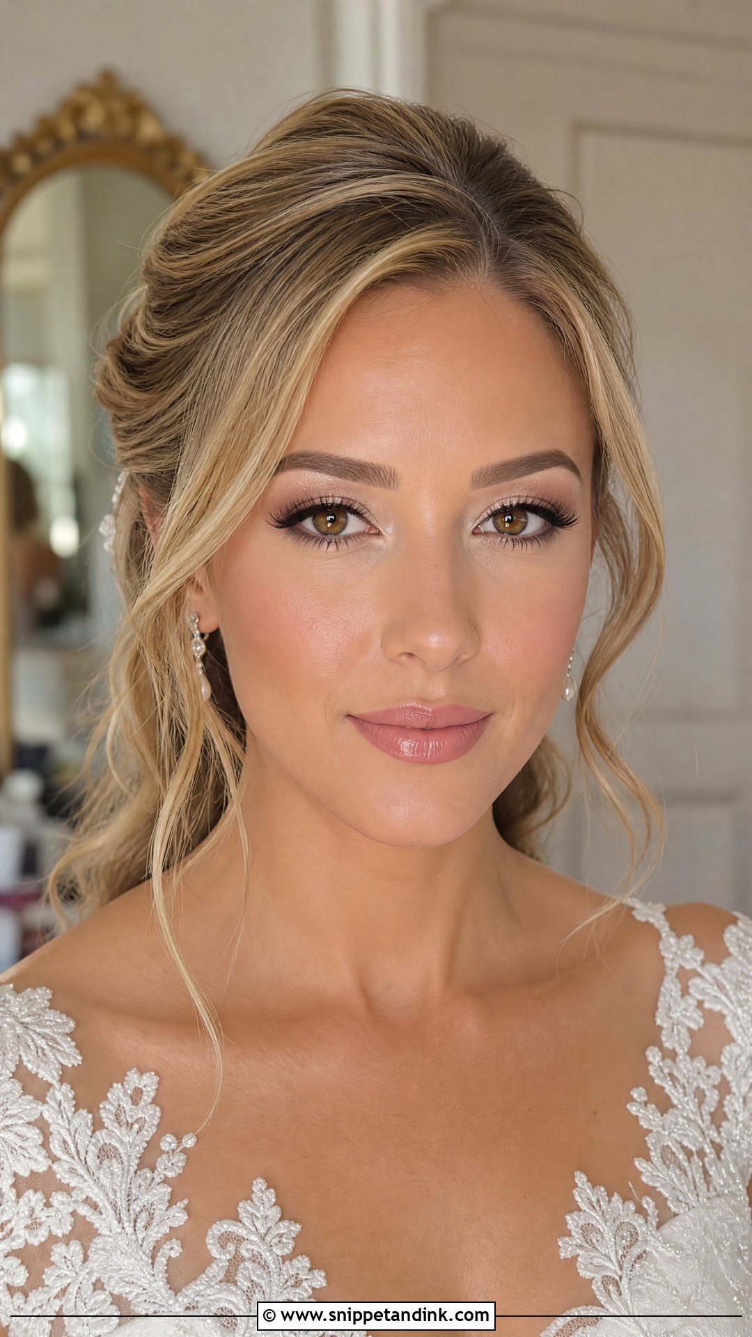 Champagne Wedding Makeup for Hazel Eyes - Snippet and Ink - 25 Wedding Makeup for Hazel Eyes