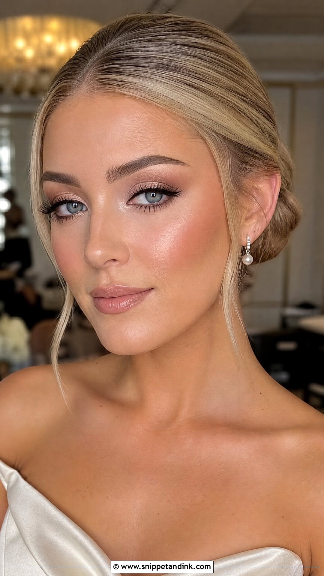 Champagne Wedding Makeup for Hooded Eyes - Snippet and Ink - 25 Wedding Makeup for Hooded Eyes