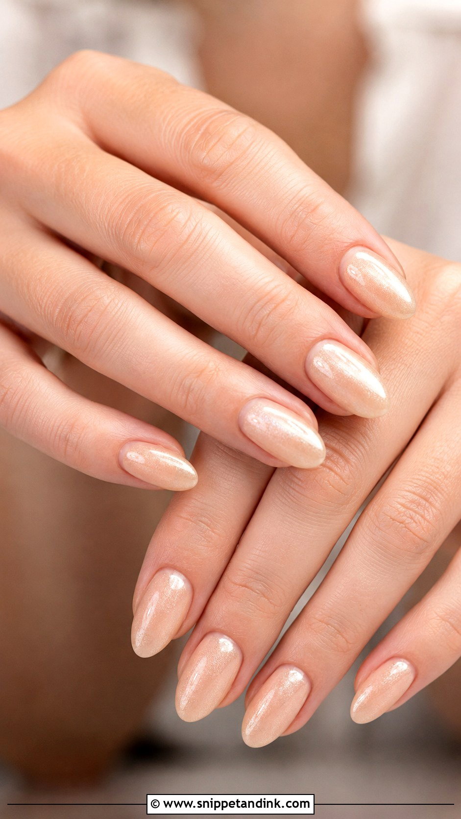 Champagne Wedding Nails - Snippet and Ink - 20 Elegant Nails for Wedding