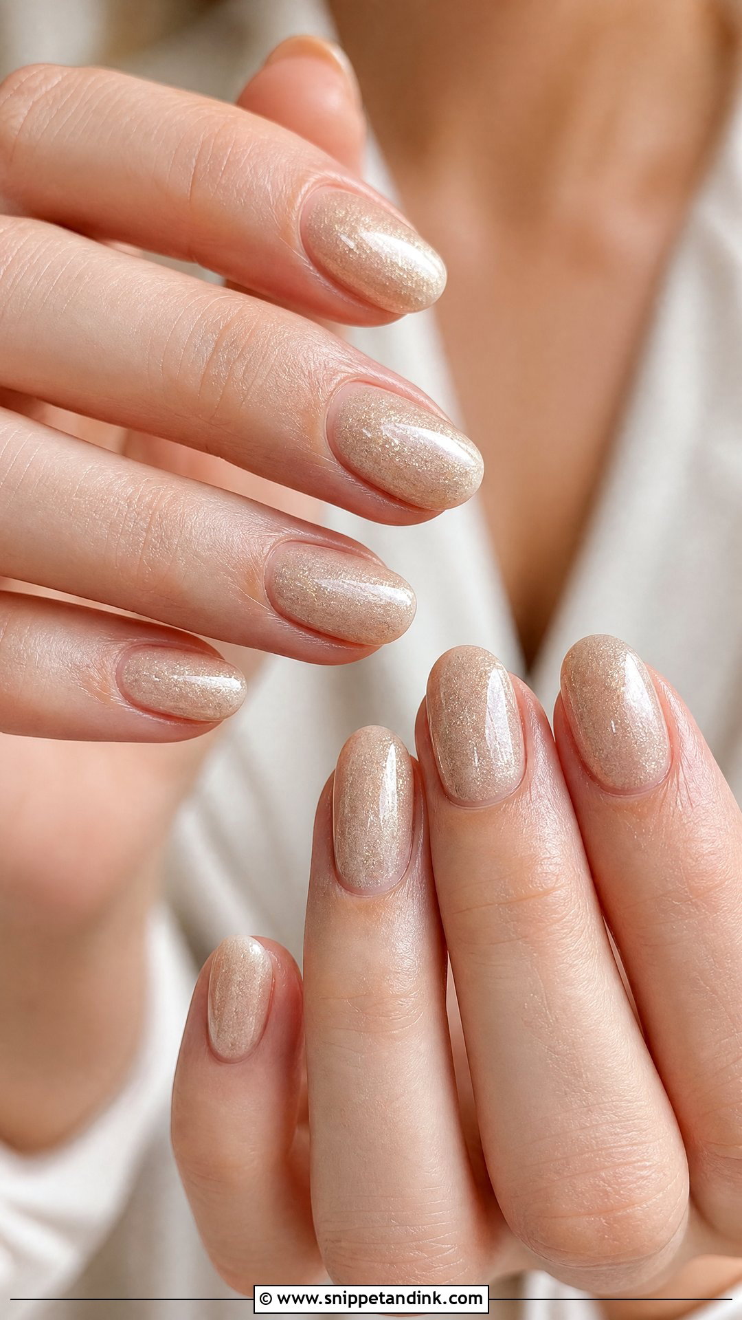 Champagne Wedding Nails - Snippet and Ink - 25 Nail Ideas for Wedding