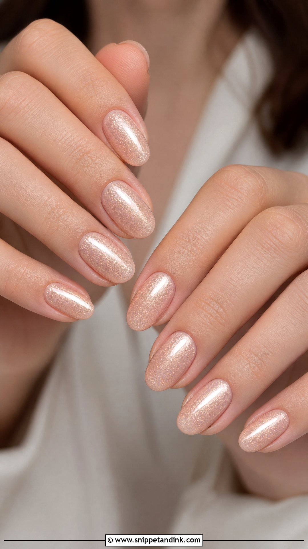 Champagne Wedding Party Nails - Snippet and Ink - 25 Wedding Party Nails