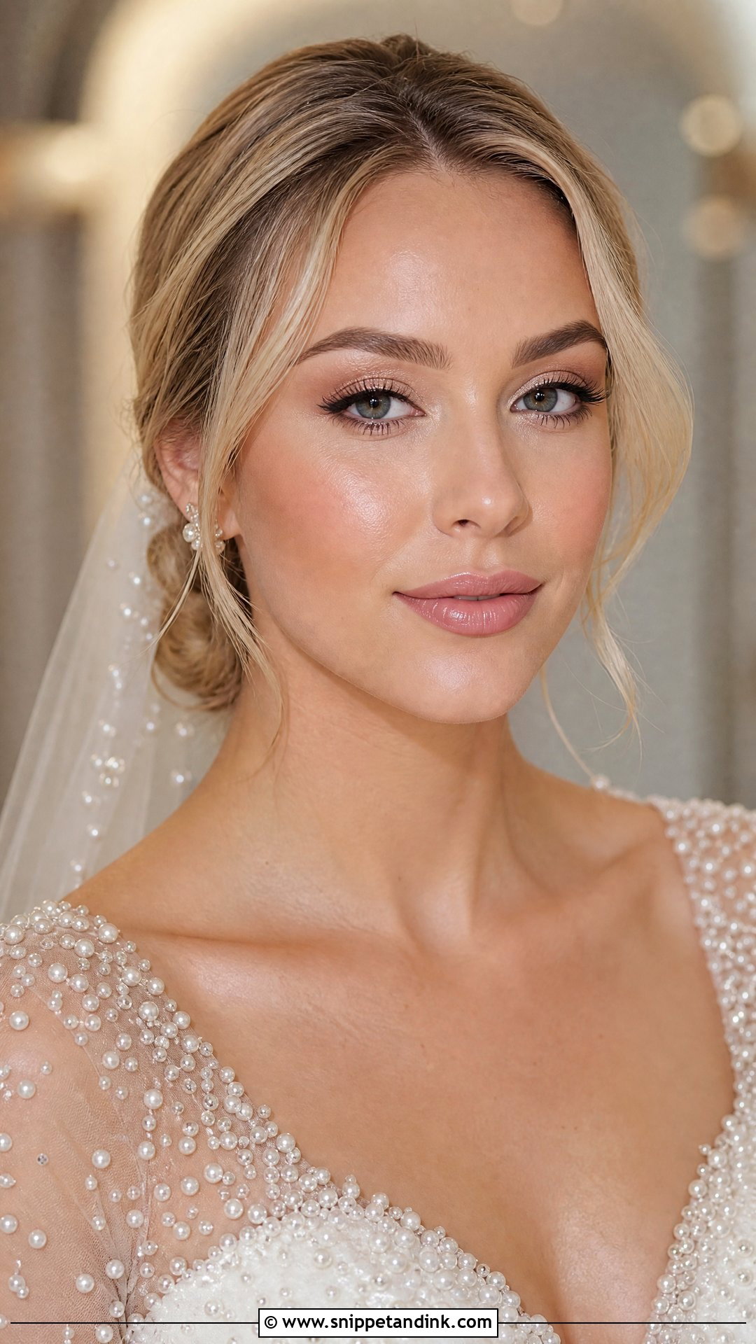 Champagne White Wedding Makeup - Snippet and Ink - 20 White Wedding Makeup Ideas