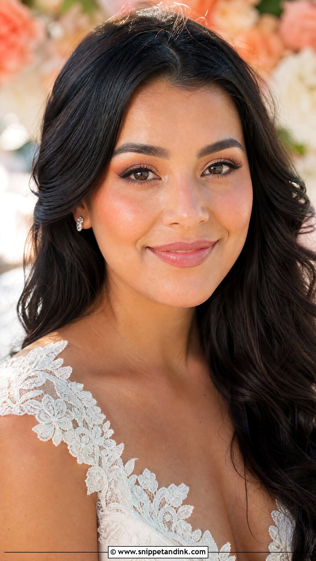 Charlotte Tilbury Peach Bridal Makeup - Snippet and Ink - 20 Charlotte Tilbury Bridal Makeup Ideas