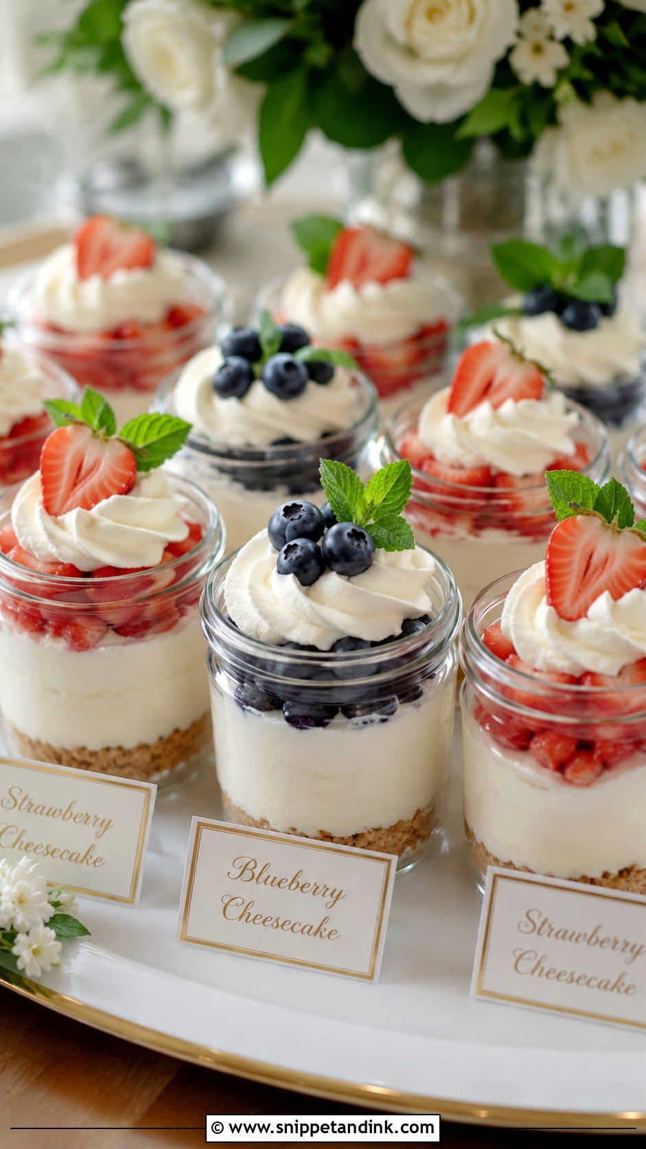 Cheesecake Wedding Cake Jars - Snippet and Ink - 30 Wedding Cake Jars