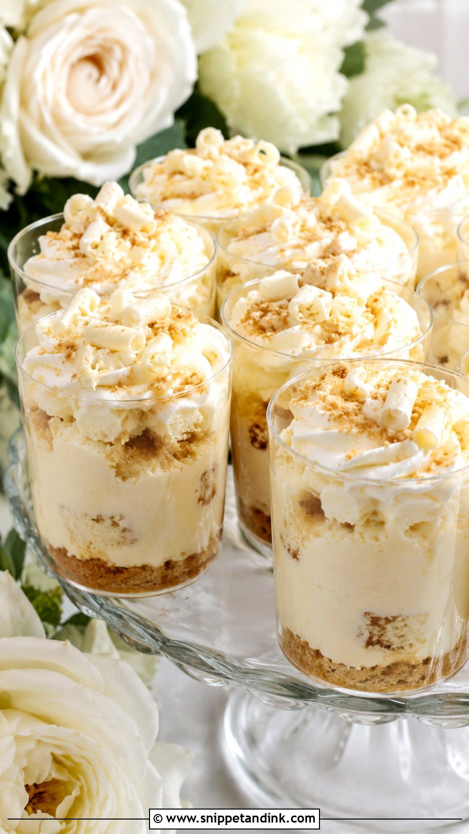 Cheesecake Wedding Cake Shooters - Snippet and Ink - 20 Wedding Cake Shooters