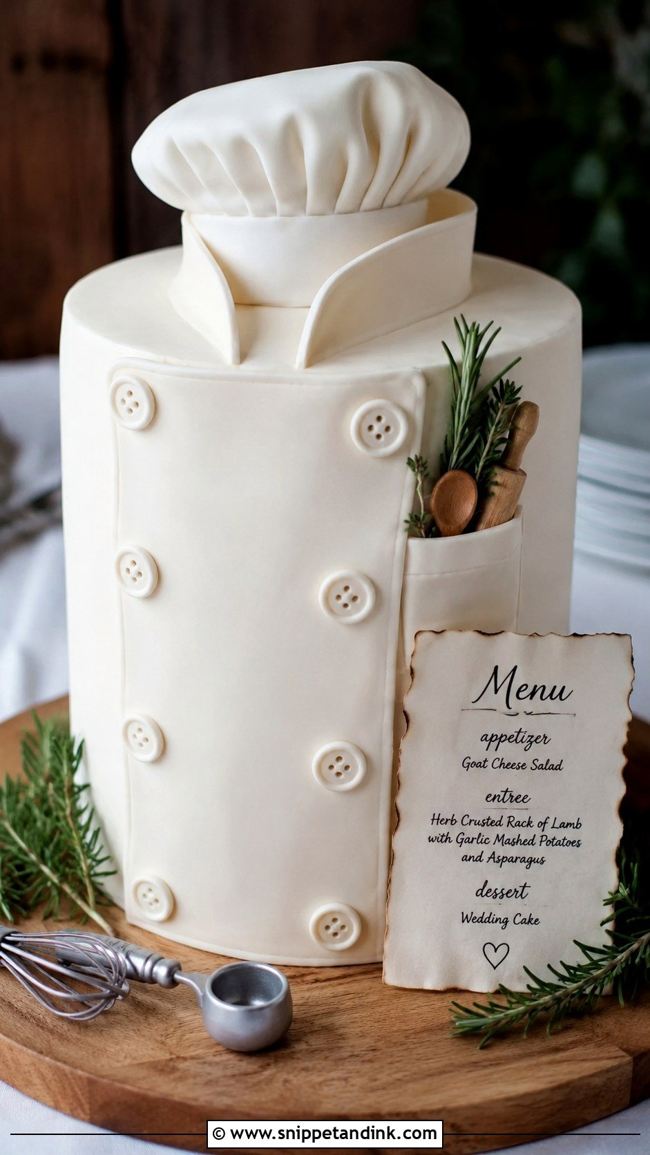 Chef Groom Cake - Snippet and Ink - 20 Groom Cake Ideas