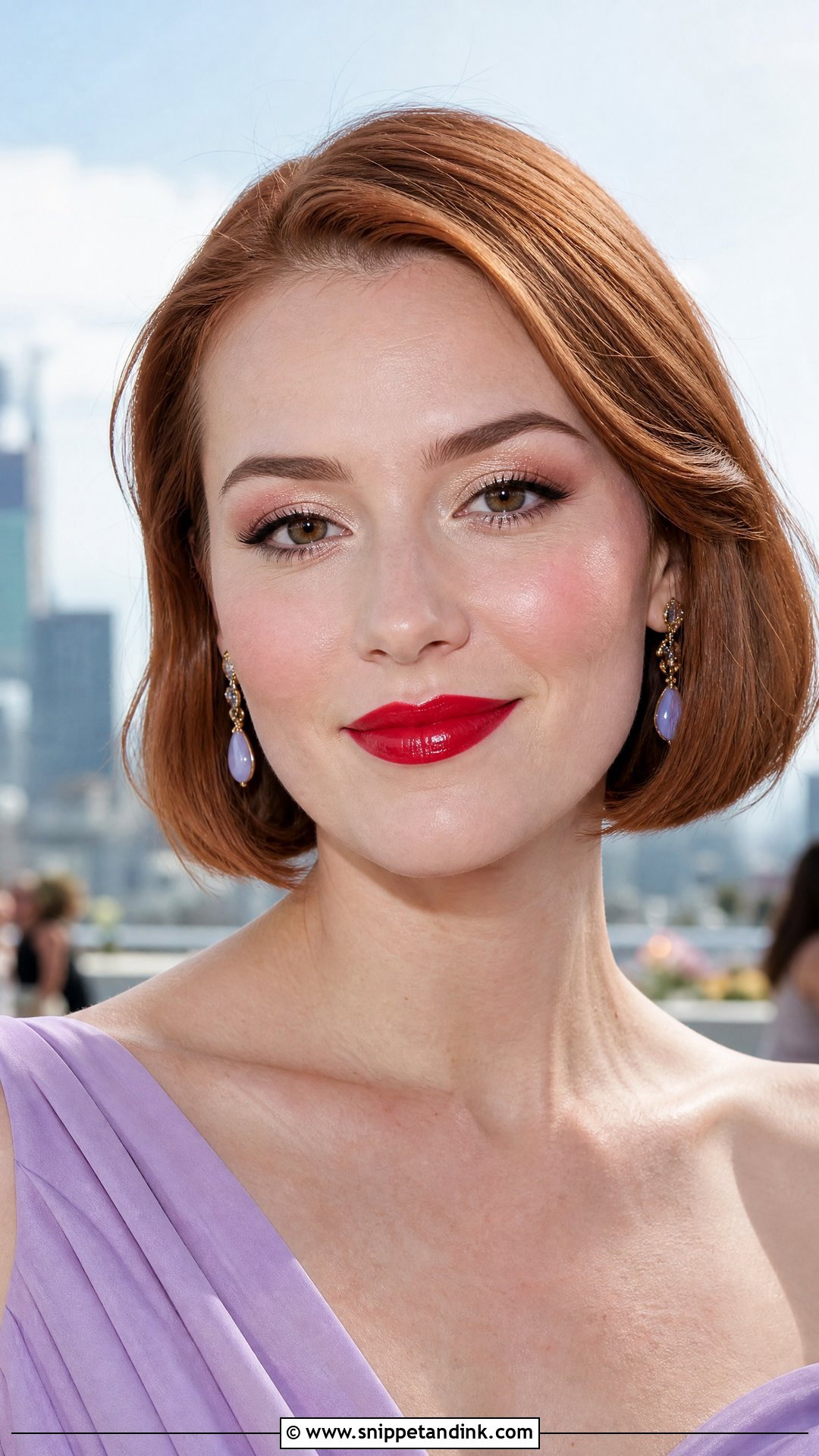 Cherry Red Lip Wedding Guest Makeup - Snippet and Ink - 20 Wedding Guest Makeup Red Lips