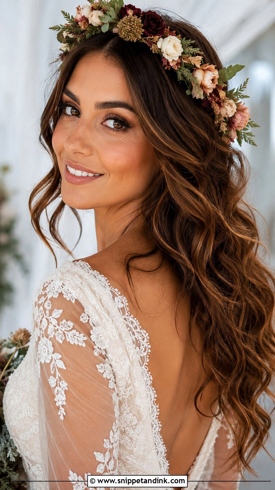 Chestnut Brown Wedding Hair Color - Snippet and Ink - 20 Wedding Hair Color Ideas