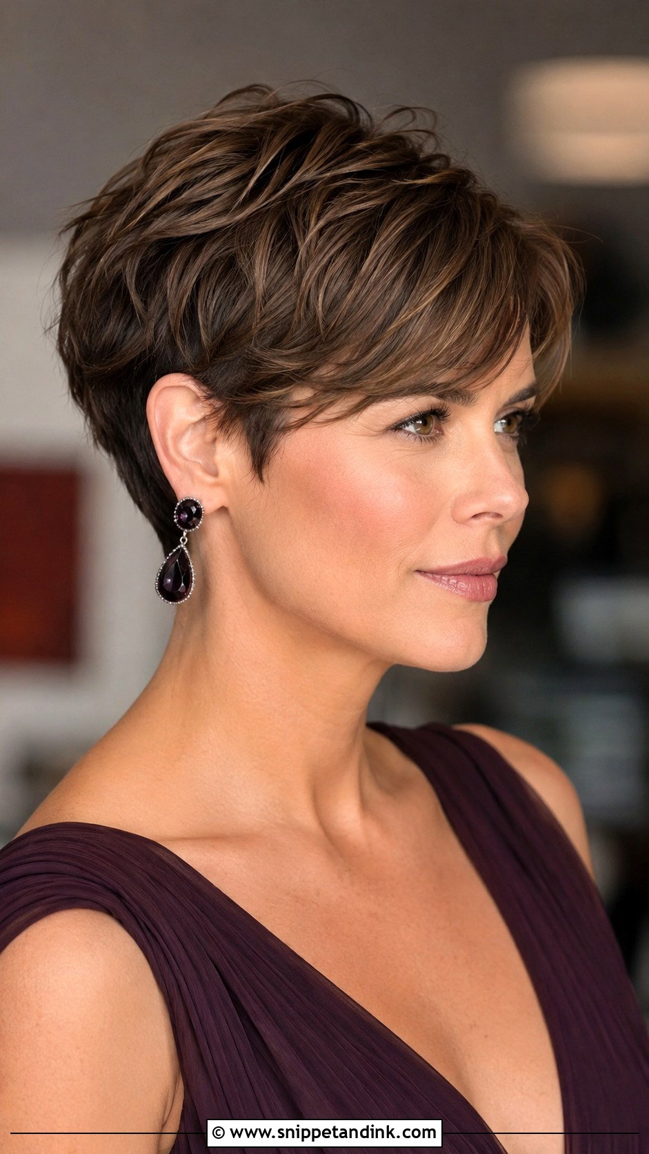 Chic Pixie Cut With Texture - Snippet and Ink - 30 Mom of Bride Hairstyles