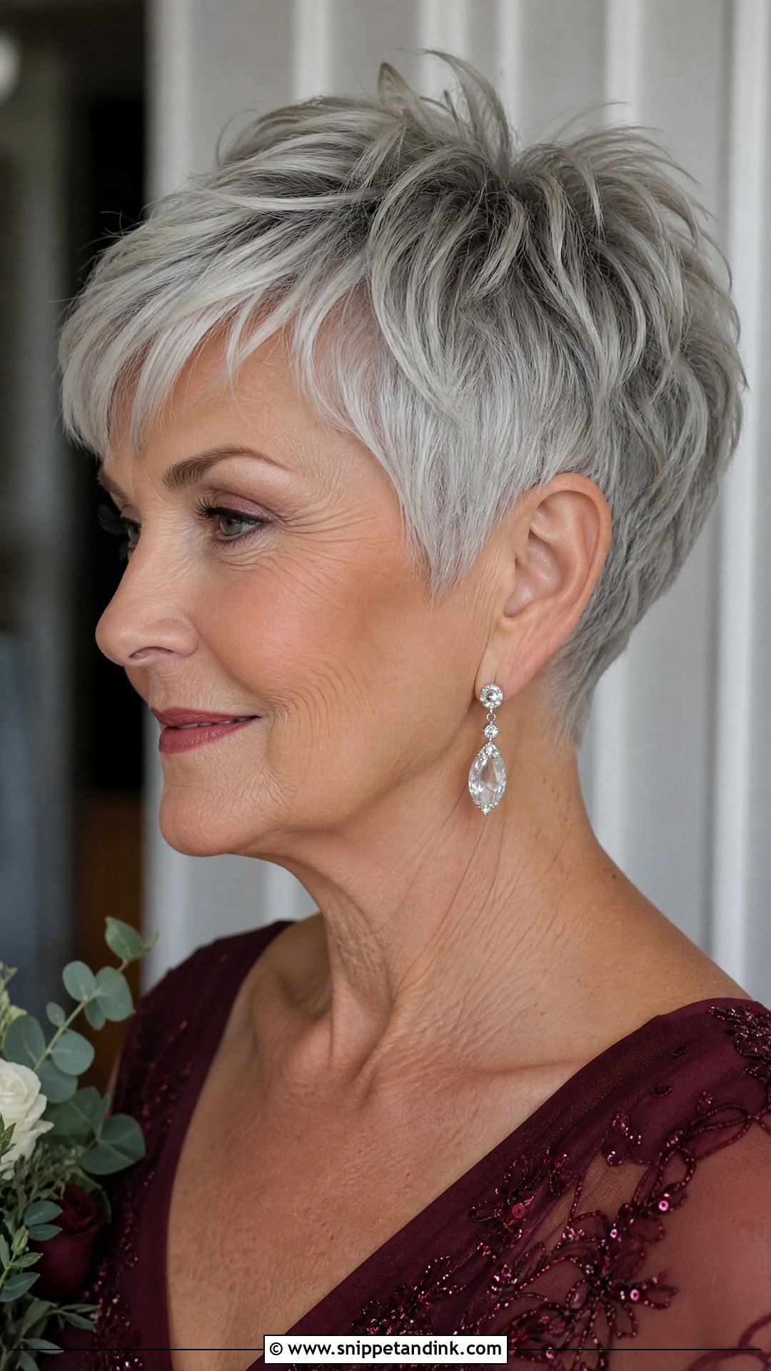 Chic Pixie Cut for Mother of the Bride - Snippet and Ink - 20 Hairstyle for Mother of the Bride Ideas