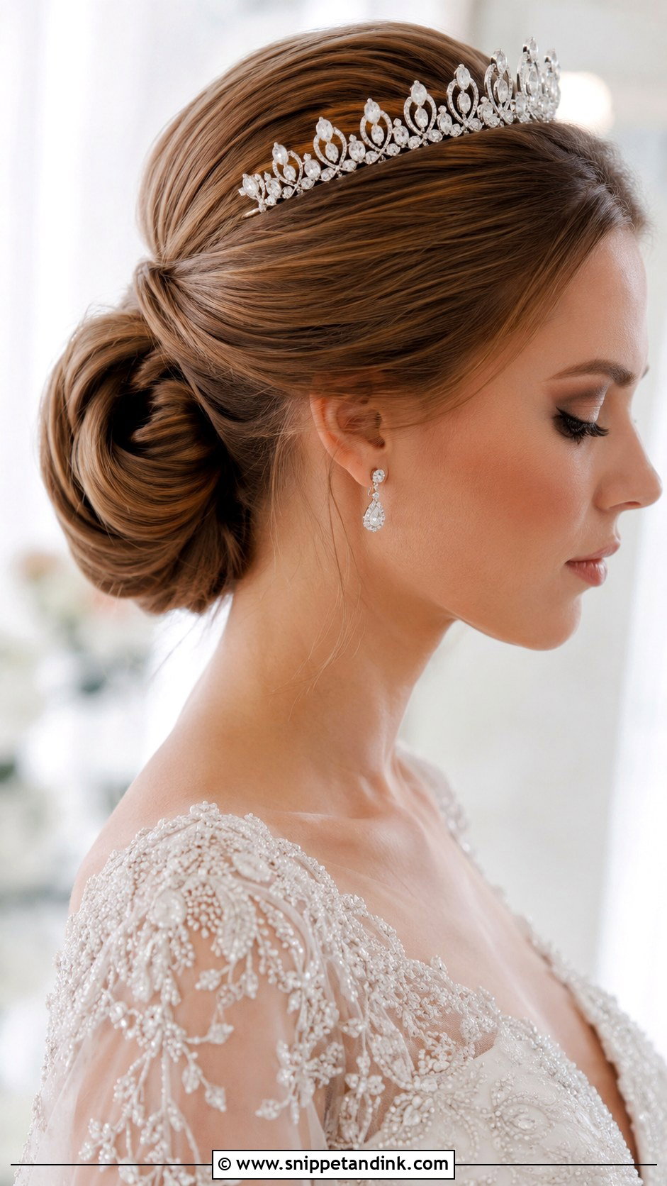 Chignon Bridal Updo - Snippet and Ink - 25 2025 Bride Hairstyles