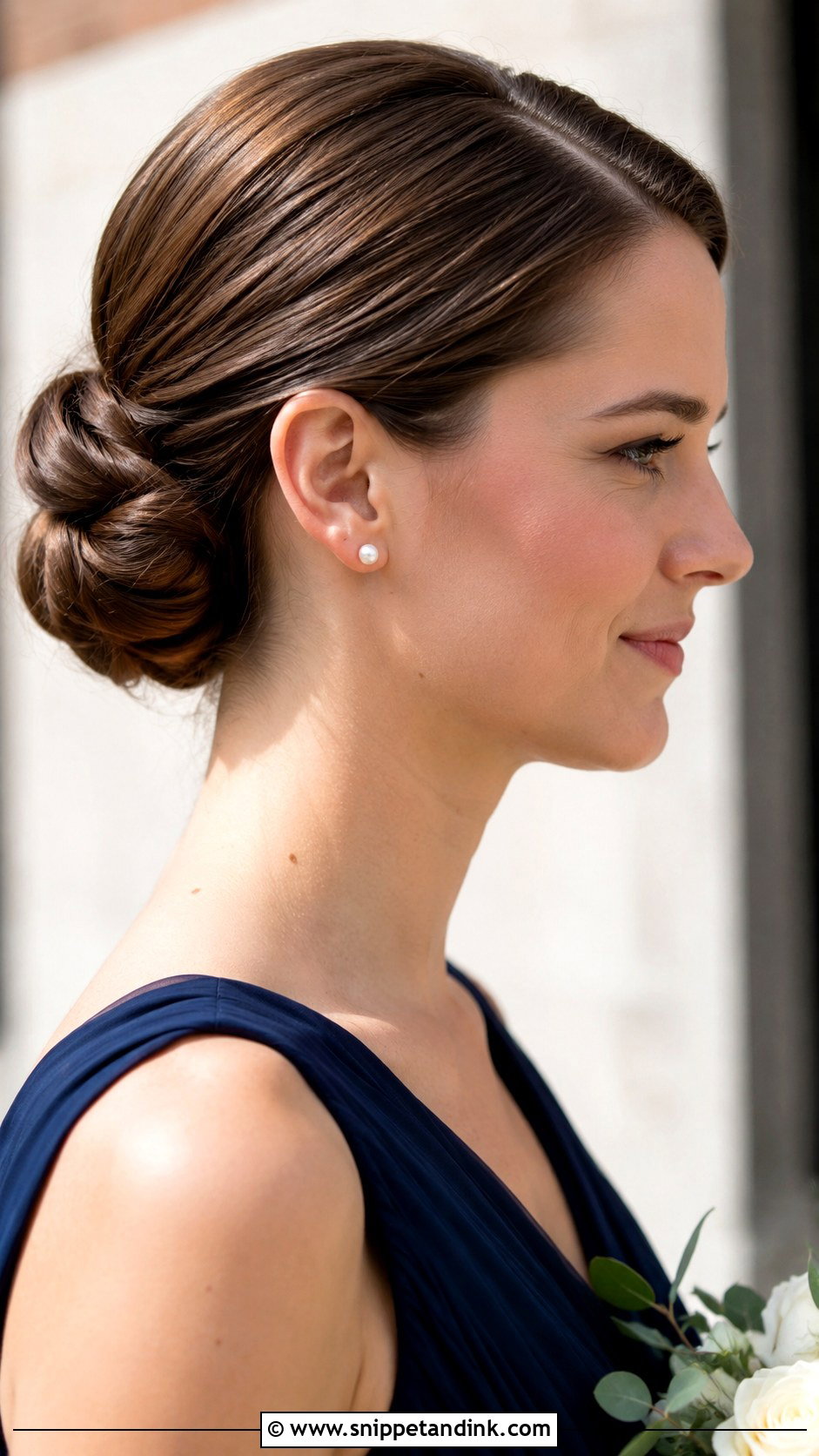 Chignon Bridesmaid Bun - Snippet and Ink - 25 Bridesmaid Bun Hairstyles