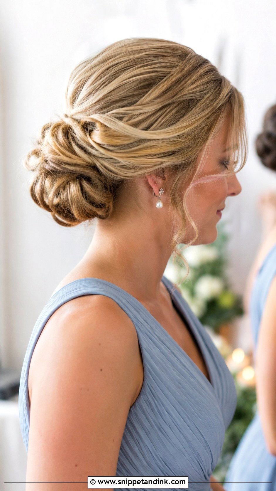 Chignon Bridesmaid Hair - Snippet and Ink - 30 Bridesmaid Hair Styles