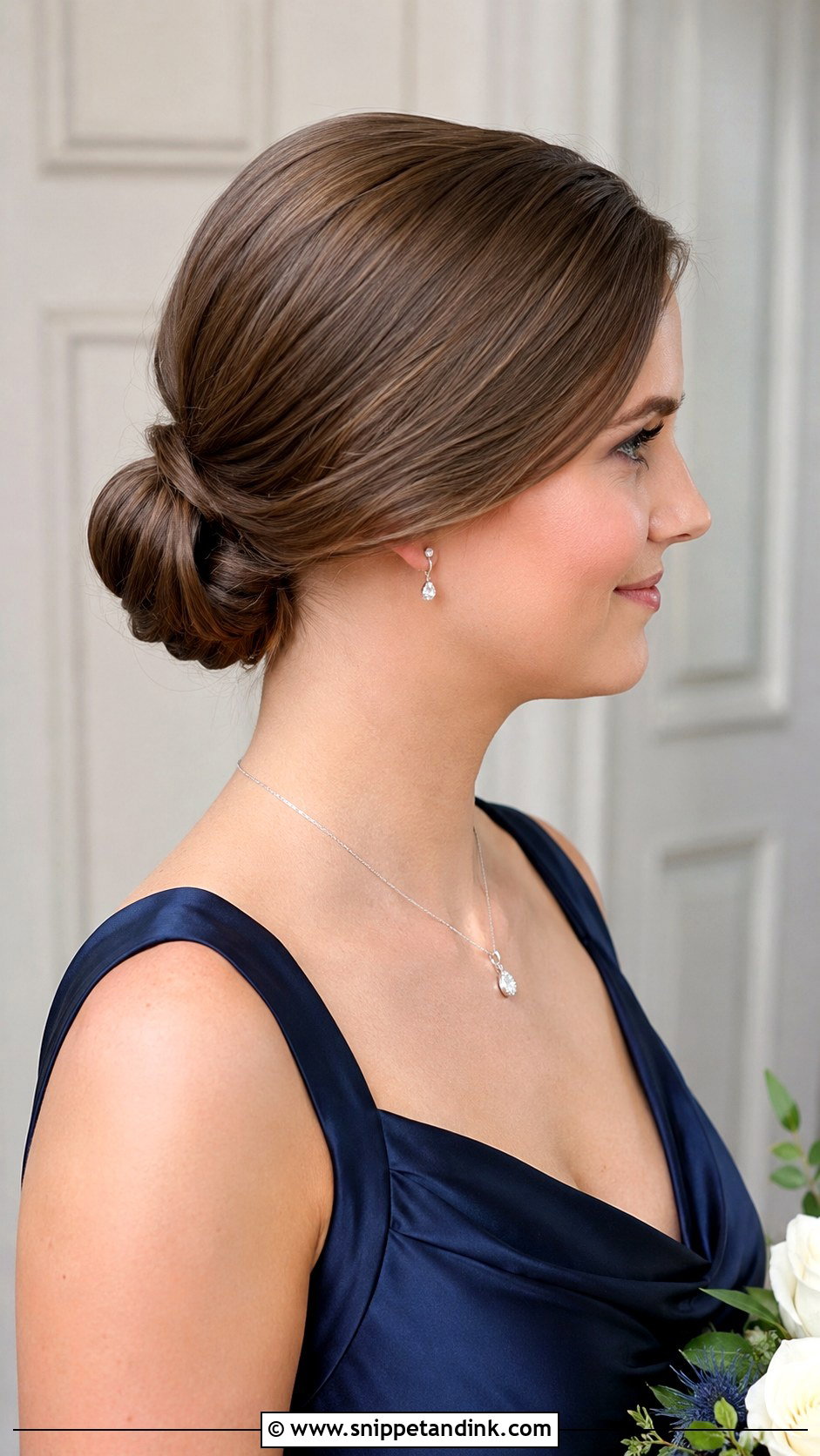 Chignon Bridesmaid Hairstyle - Snippet and Ink - 20 Hairstyles for a Wedding Bridesmaid