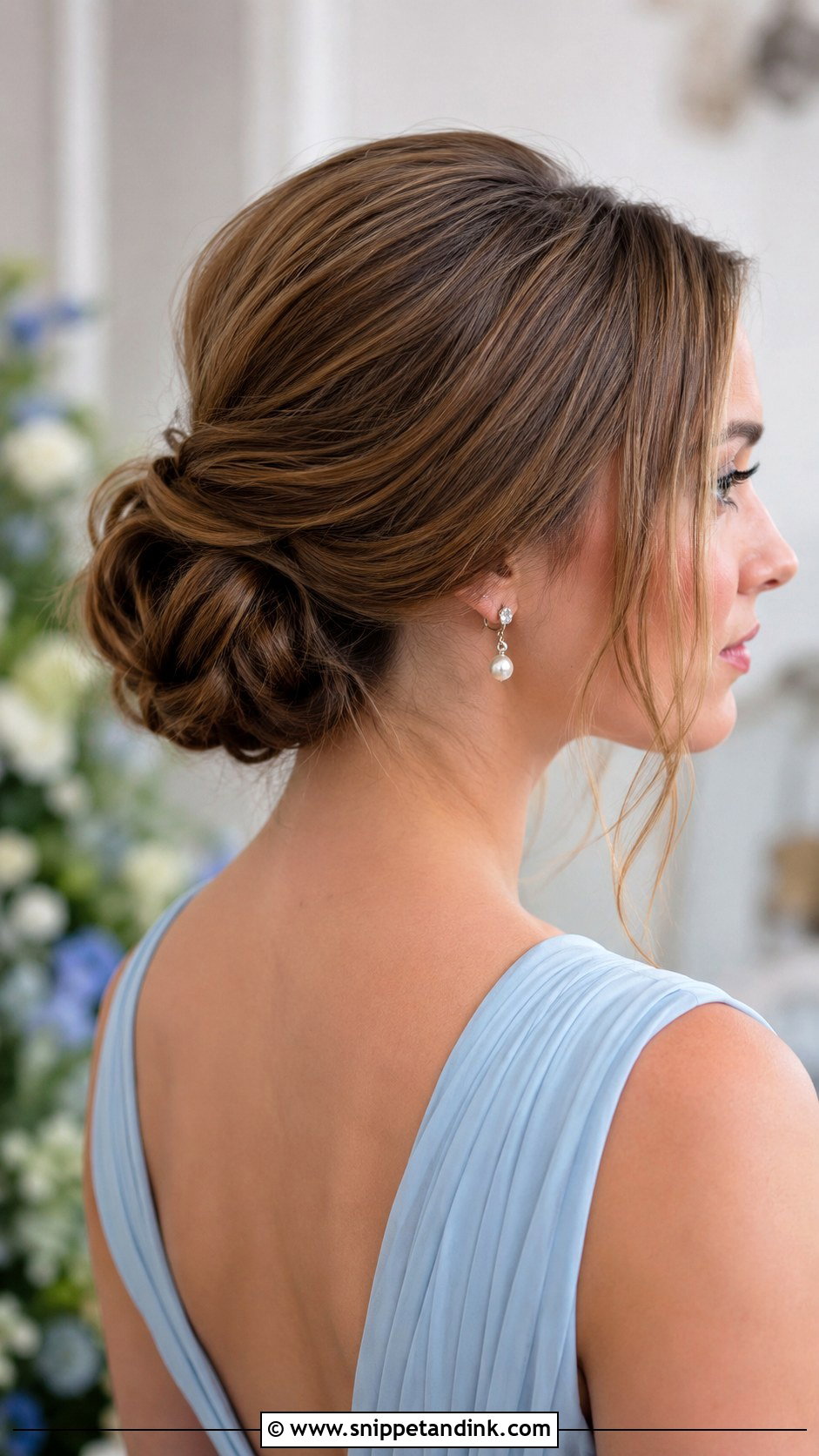 Chignon Bridesmaid Hairstyle - Snippet and Ink - 20 Summer Wedding Hairstyles Bridesmaid