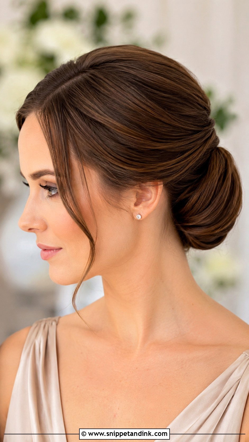 Chignon Bridesmaid Hairstyle - Snippet and Ink - 25 Cute Bridesmaid Hairstyles