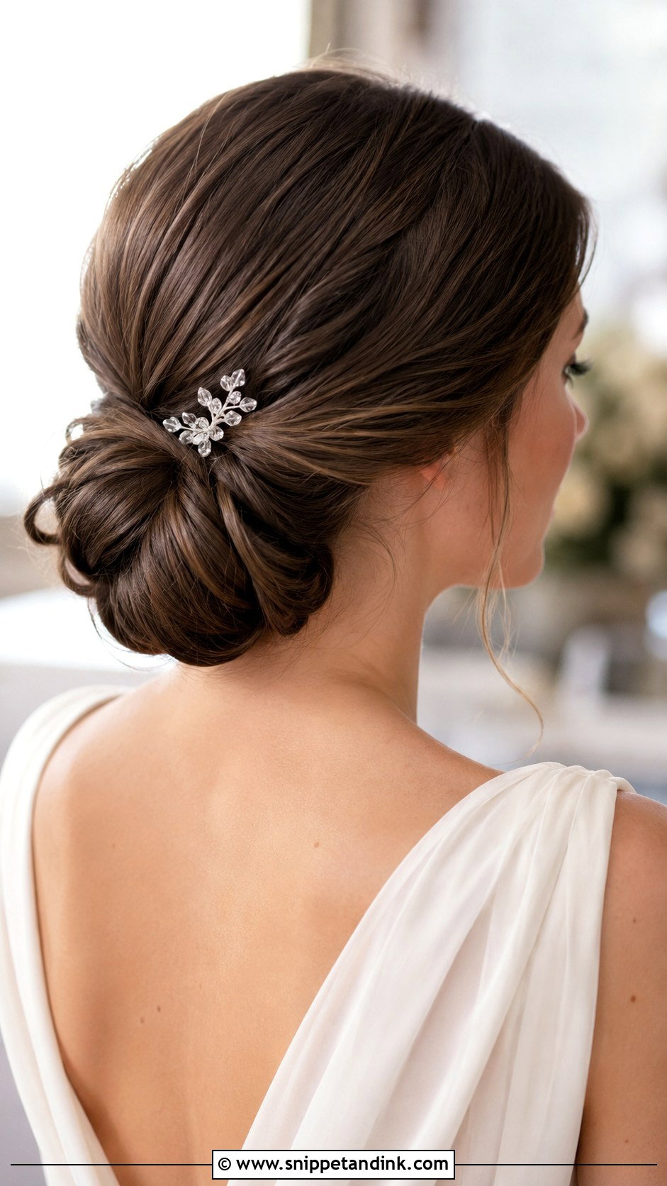 Chignon Bridesmaid Hairstyle - Snippet and Ink - 30 Hairstyles for Weddings Bridesmaid