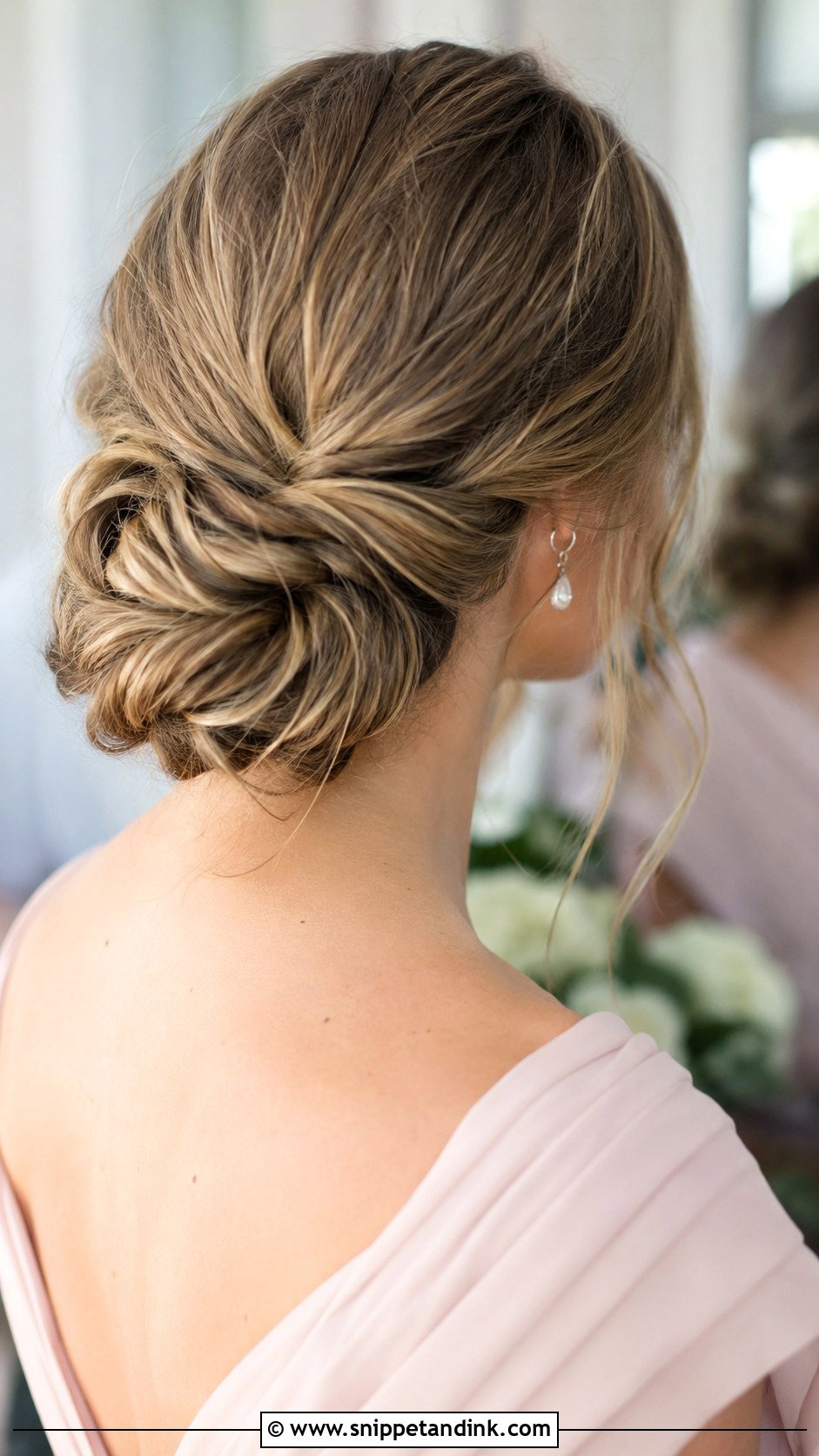 Chignon Bridesmaid Updo - Snippet and Ink - 20 Bridesmaid Updos for Long Hair