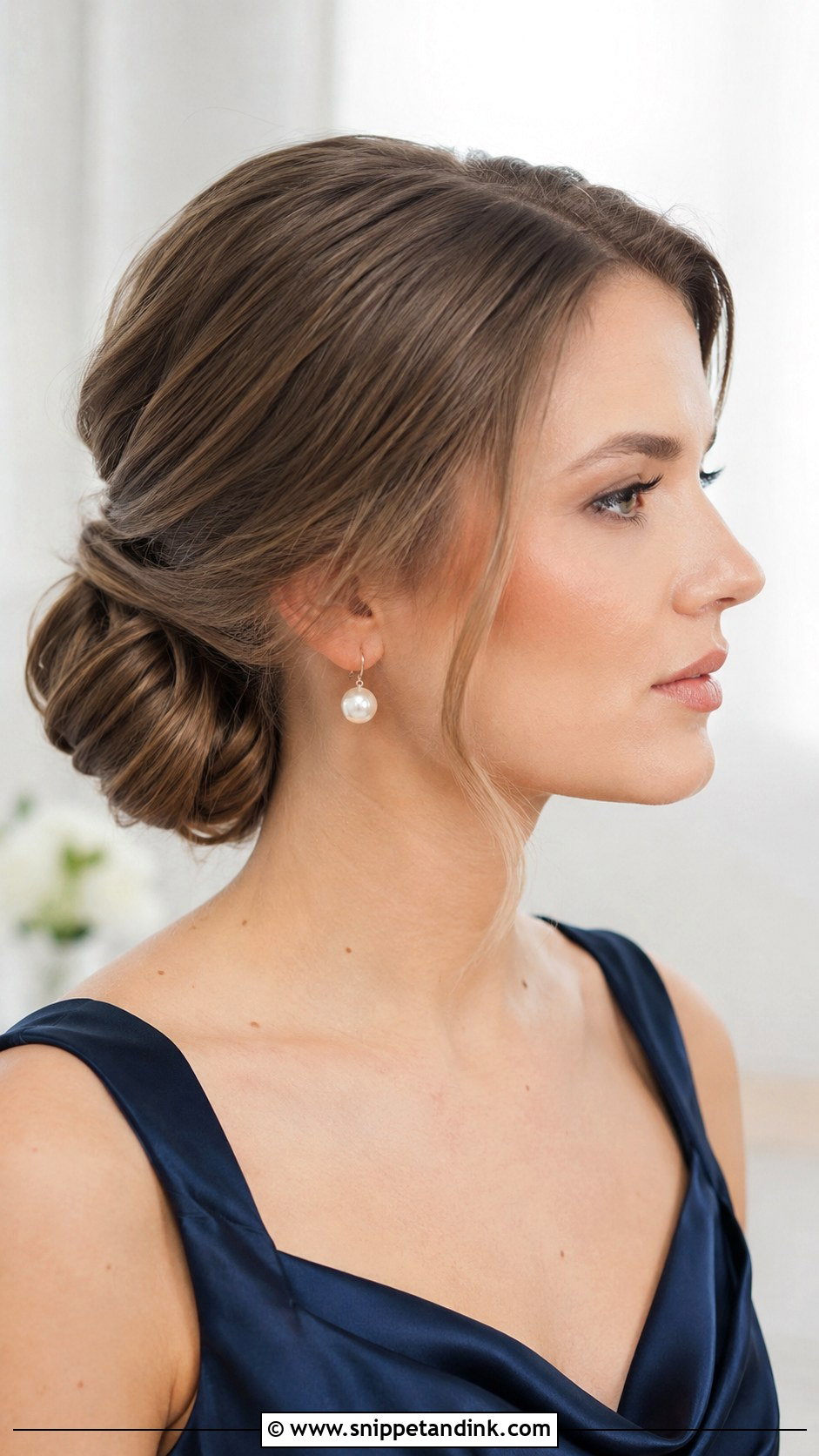 Chignon Bridesmaid Updo For Long Hair - Snippet and Ink - 20 Bridesmaid Hair Updo Long Ideas