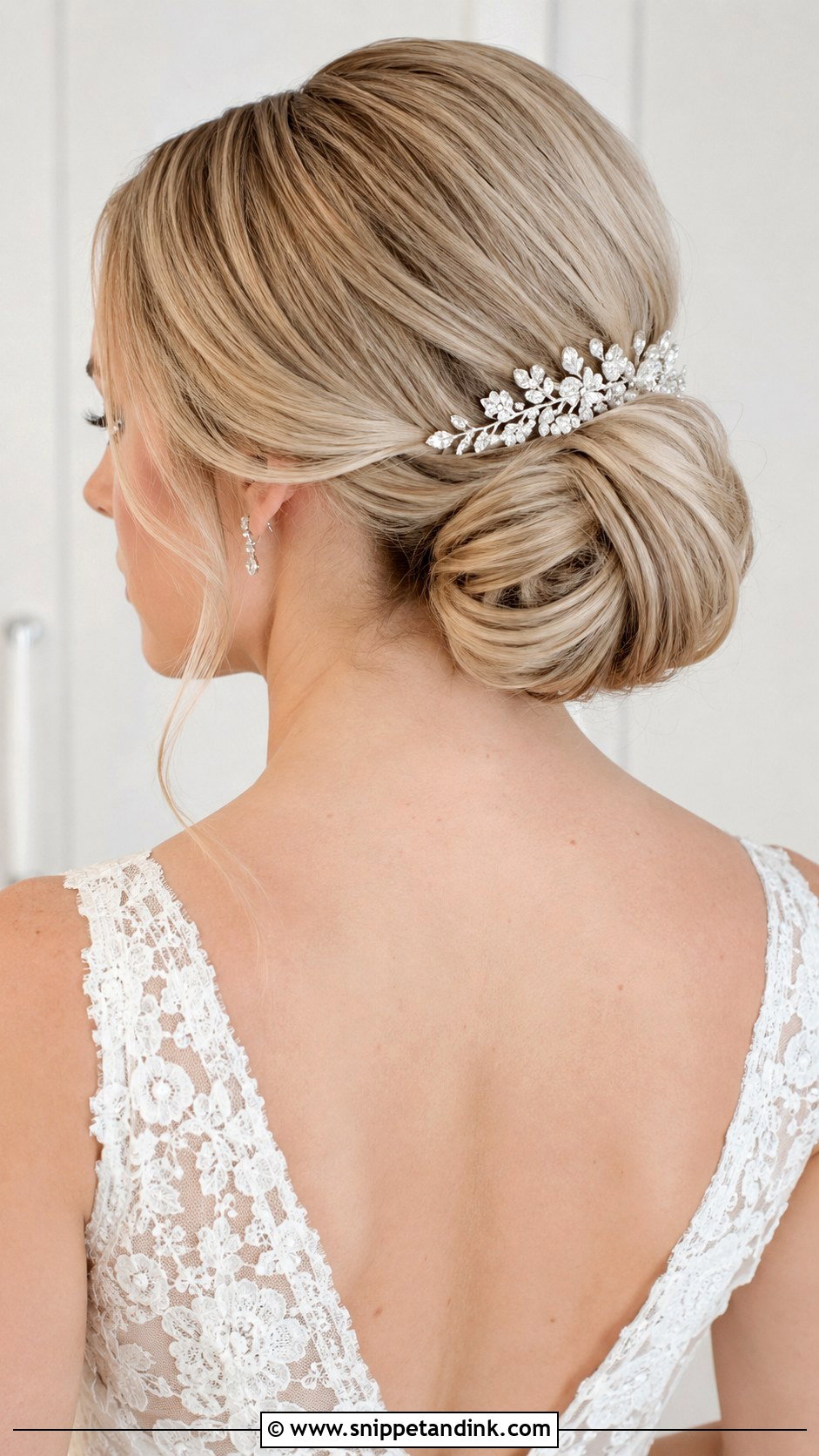 Chignon Bun For Bride - Snippet and Ink - 20 Bun for Bride Wedding Hairstyles