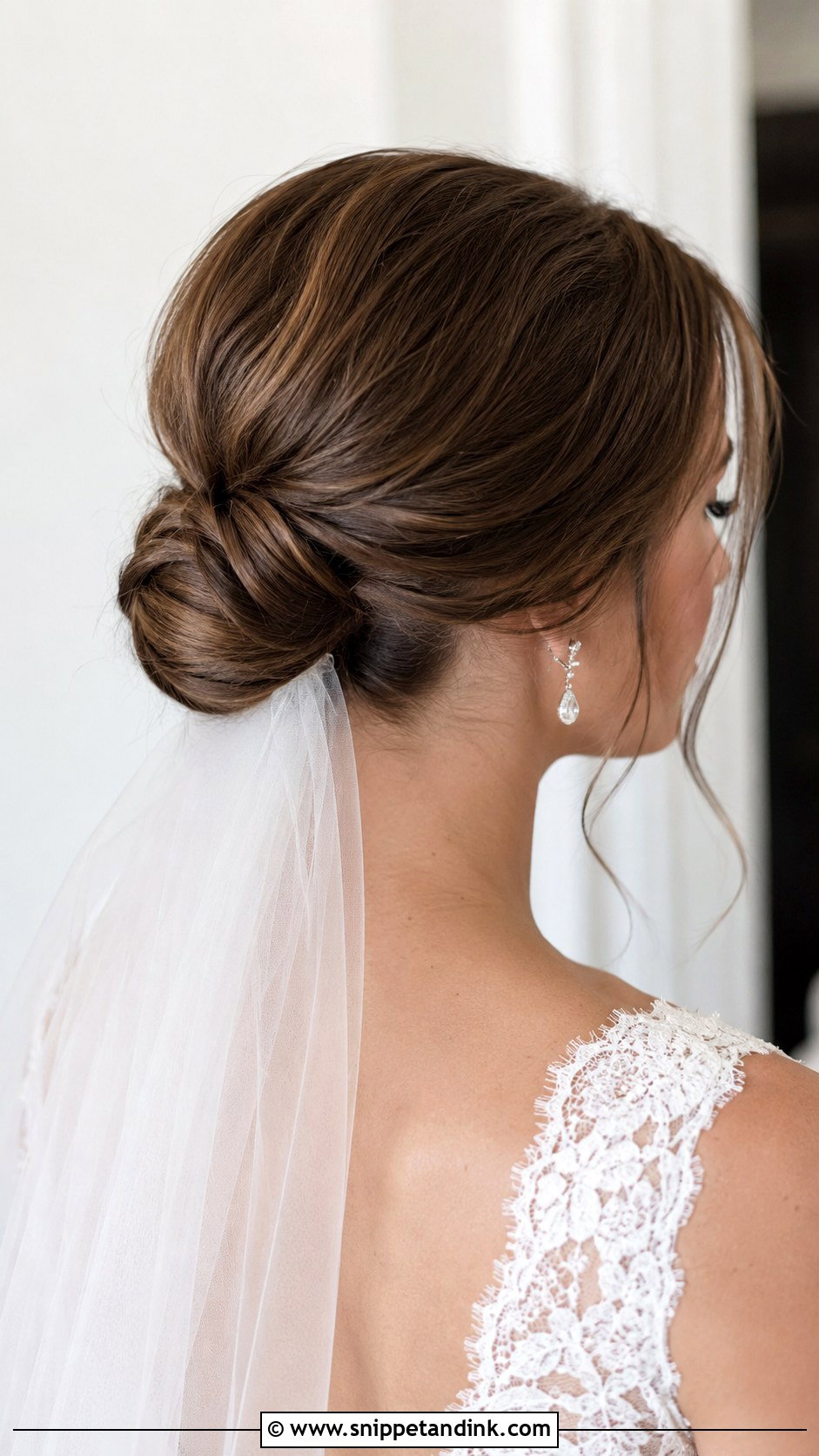 Chignon Bun Wedding Hair - Snippet and Ink - 15 Simple Bun Wedding Hair Ideas