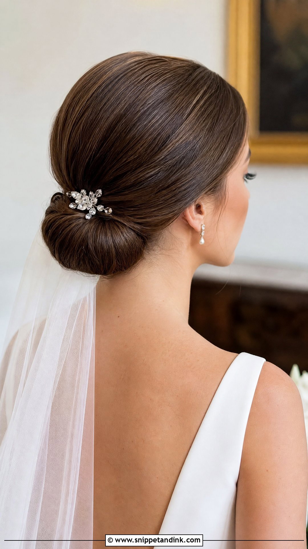 Chignon Bun for Wedding - Snippet and Ink - 20 Hair Bun for Wedding Ideas