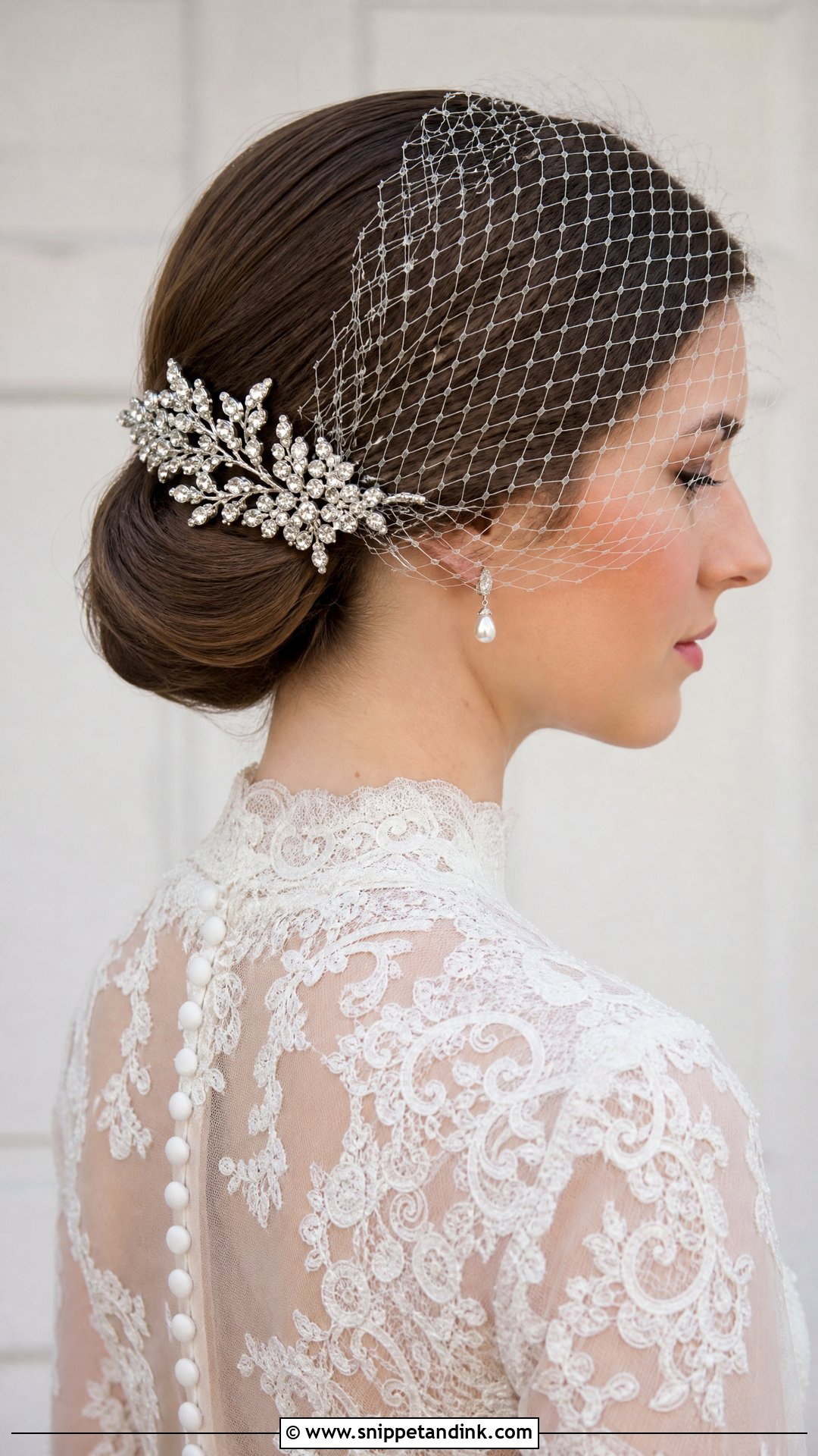 Chignon Bun for Wedding - Snippet and Ink - 25 Buns Hairstyles for Wedding
