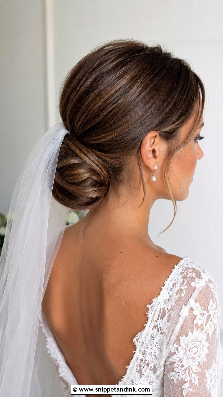 Chignon Summer Wedding Updo - Snippet and Ink - 15 Summer Wedding Updos