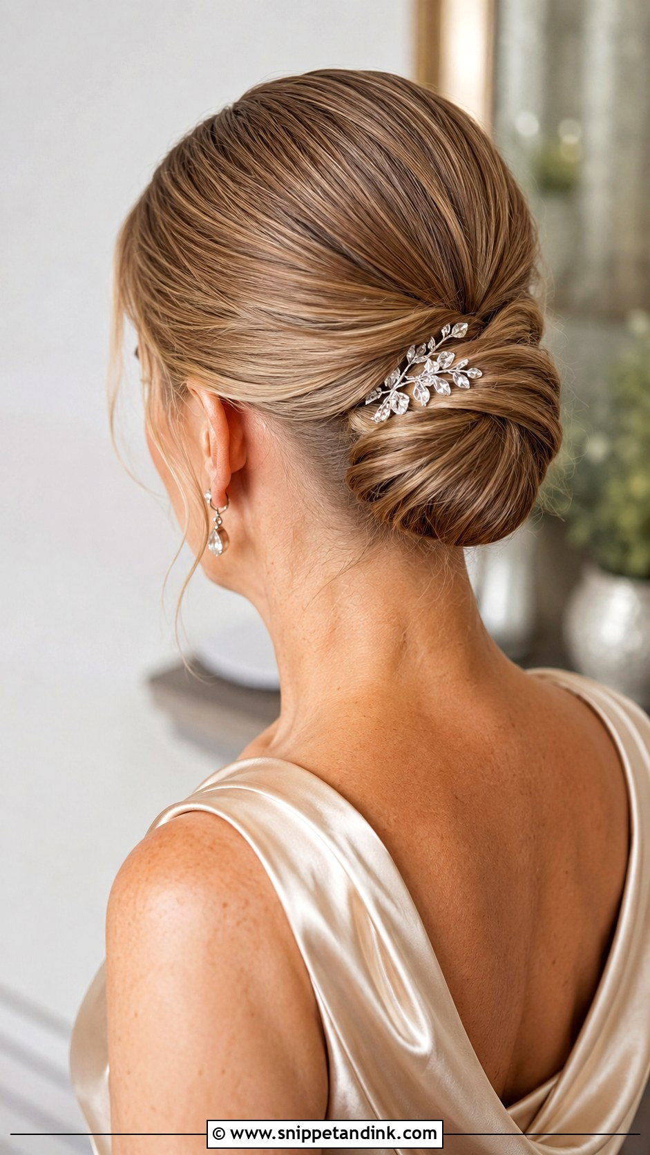 Chignon Updo For Mom - Snippet and Ink - 15 Mom Updos for Wedding