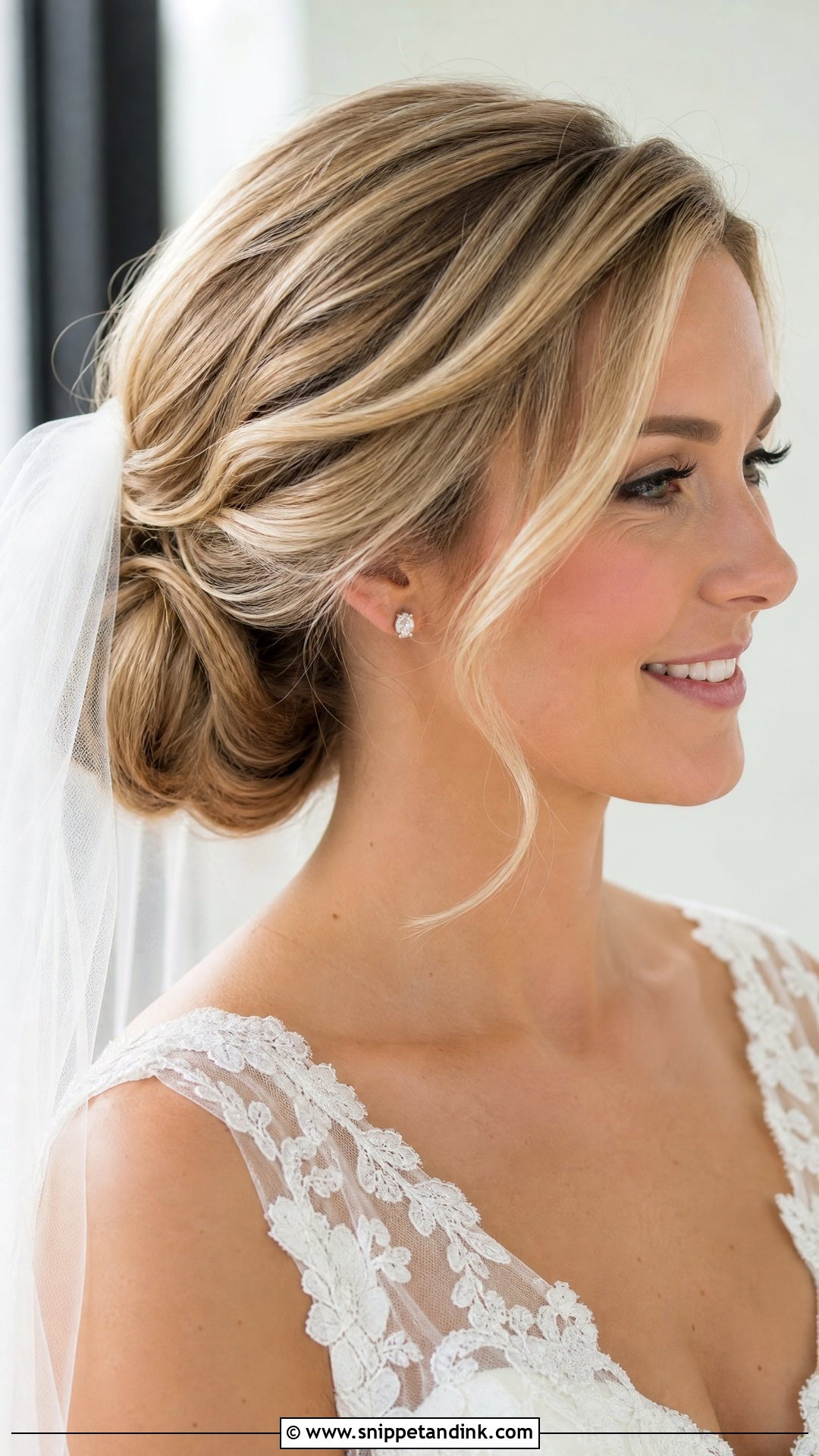 Chignon Updo For Short Hair Wedding - Snippet and Ink - 15 Easy Updos for Short Hair Wedding