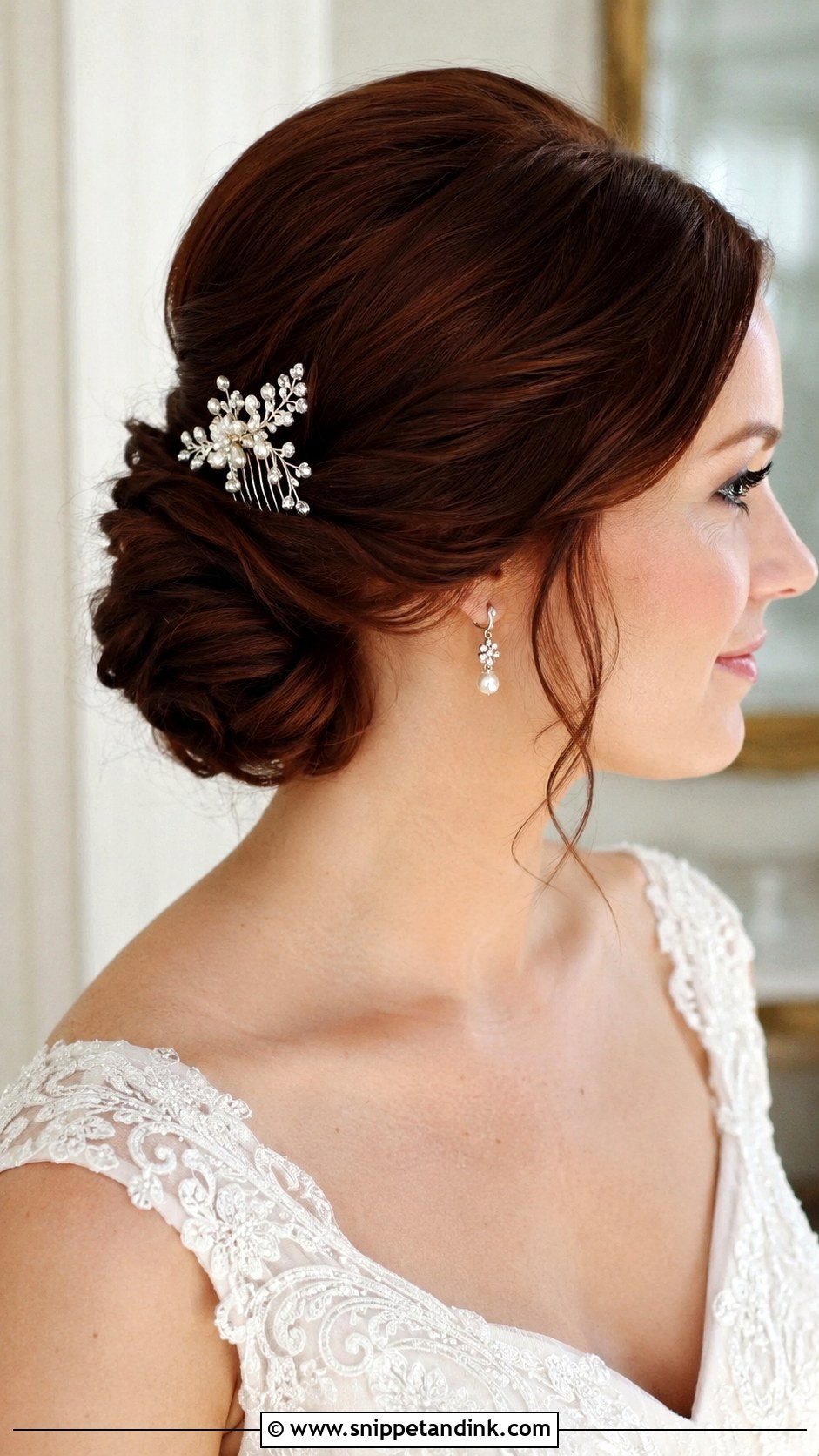 Chignon Wedding Hair - Snippet and Ink - 20 Hair Ideas for a Wedding