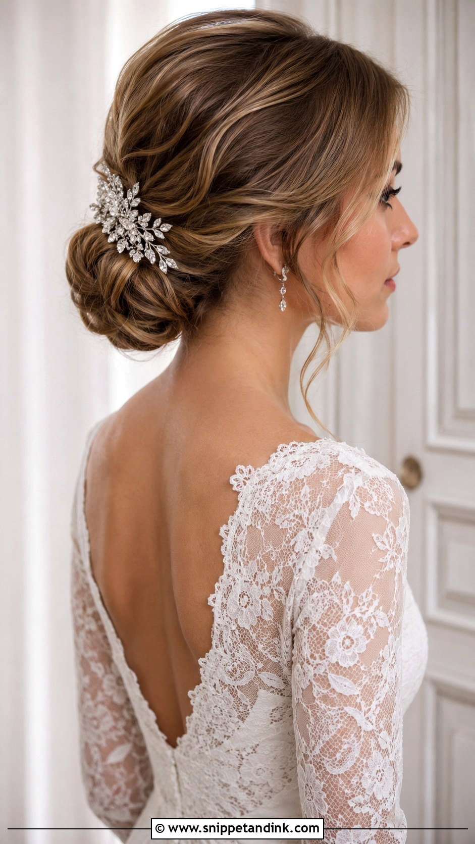 Chignon Wedding Hair - Snippet and Ink - 20 Hair Up Styles for Wedding