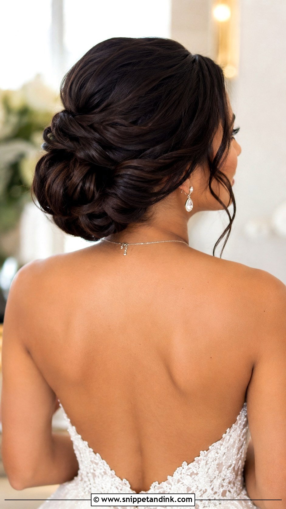 Chignon Wedding Hair For Long Hair - Snippet and Ink - 20 Chignon Hair Wedding Ideas