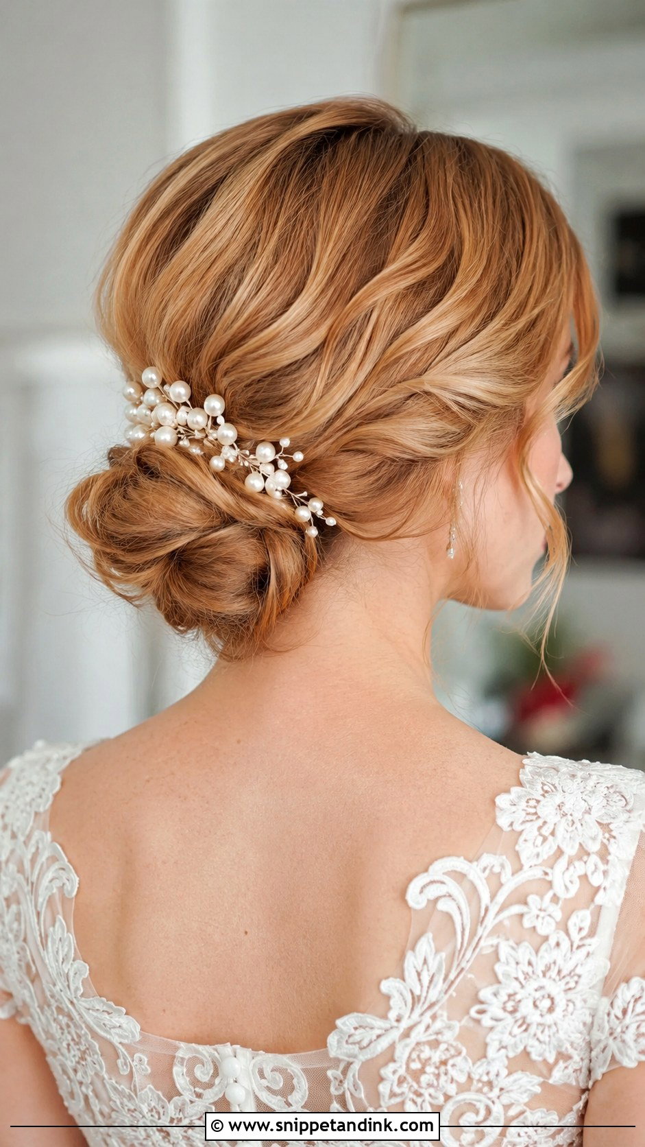 Chignon Wedding Hair For Medium Hair - Snippet and Ink - 20 Chignon Hair Wedding Ideas