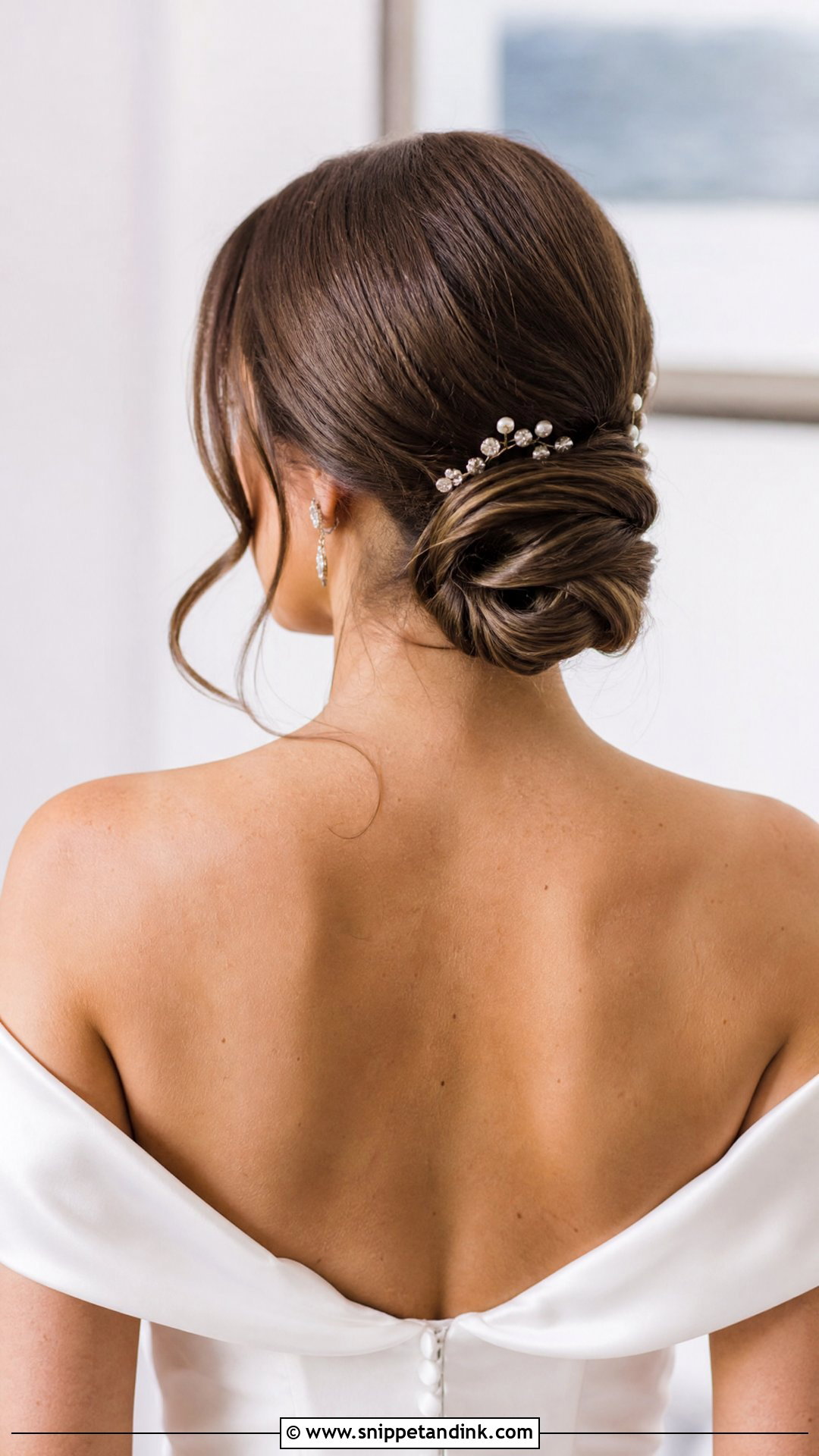 Chignon Wedding Hair for Medium Length - Snippet and Ink - 20 Wedding Hair for Medium Length Ideas