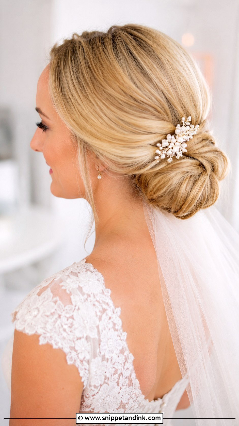 Chignon Wedding Hair - Snippet and Ink - 15 Hair Buns for Wedding