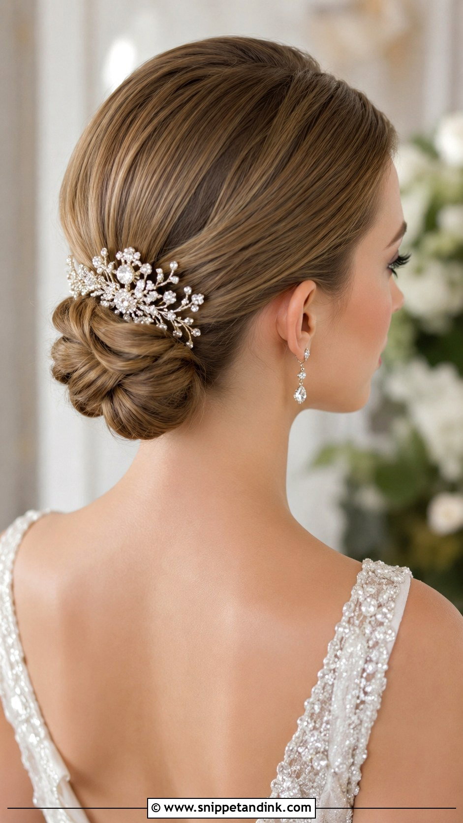 Chignon Wedding Hairstyle - Snippet and Ink - 30 Bride Wedding Hair Styles