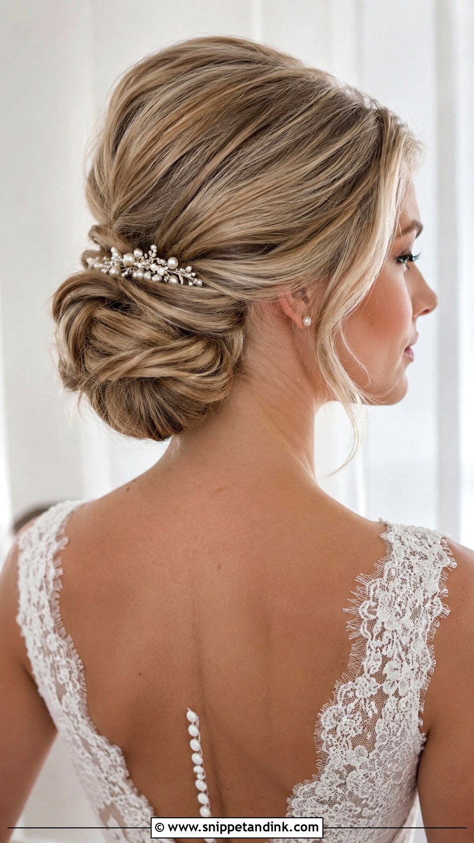 Chignon Wedding Hairstyle - Snippet and Ink - 15 Hair Ideas for Wedding Bride