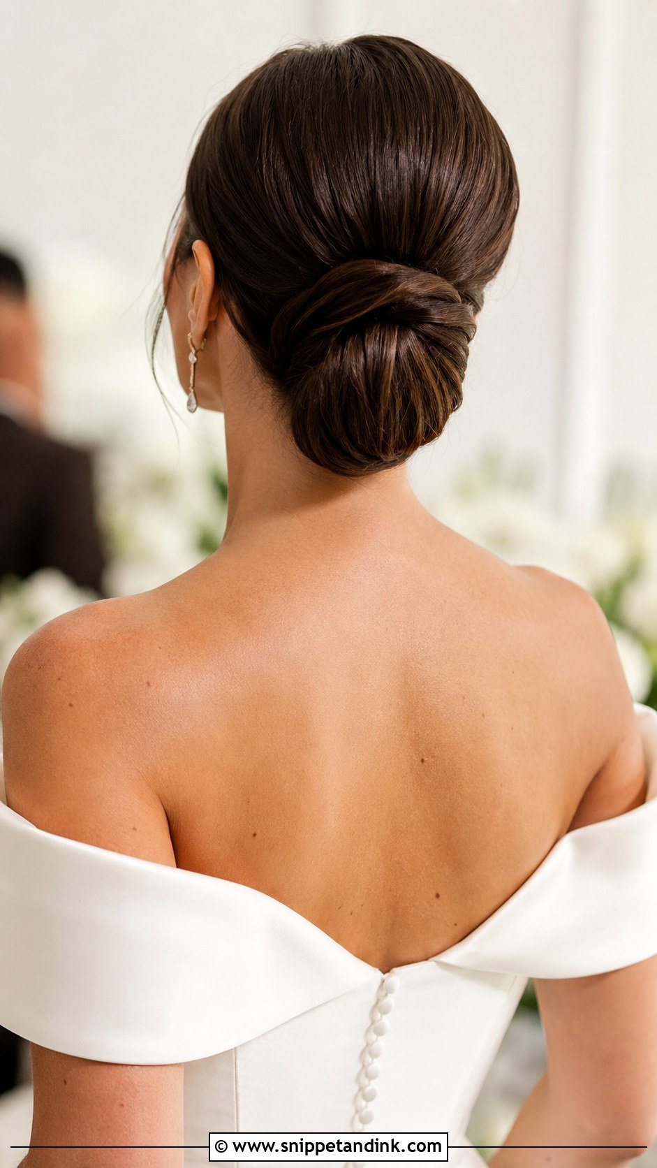 Chignon Wedding Hairstyle - Snippet and Ink - 30 Wedding Hairstyles for Bride