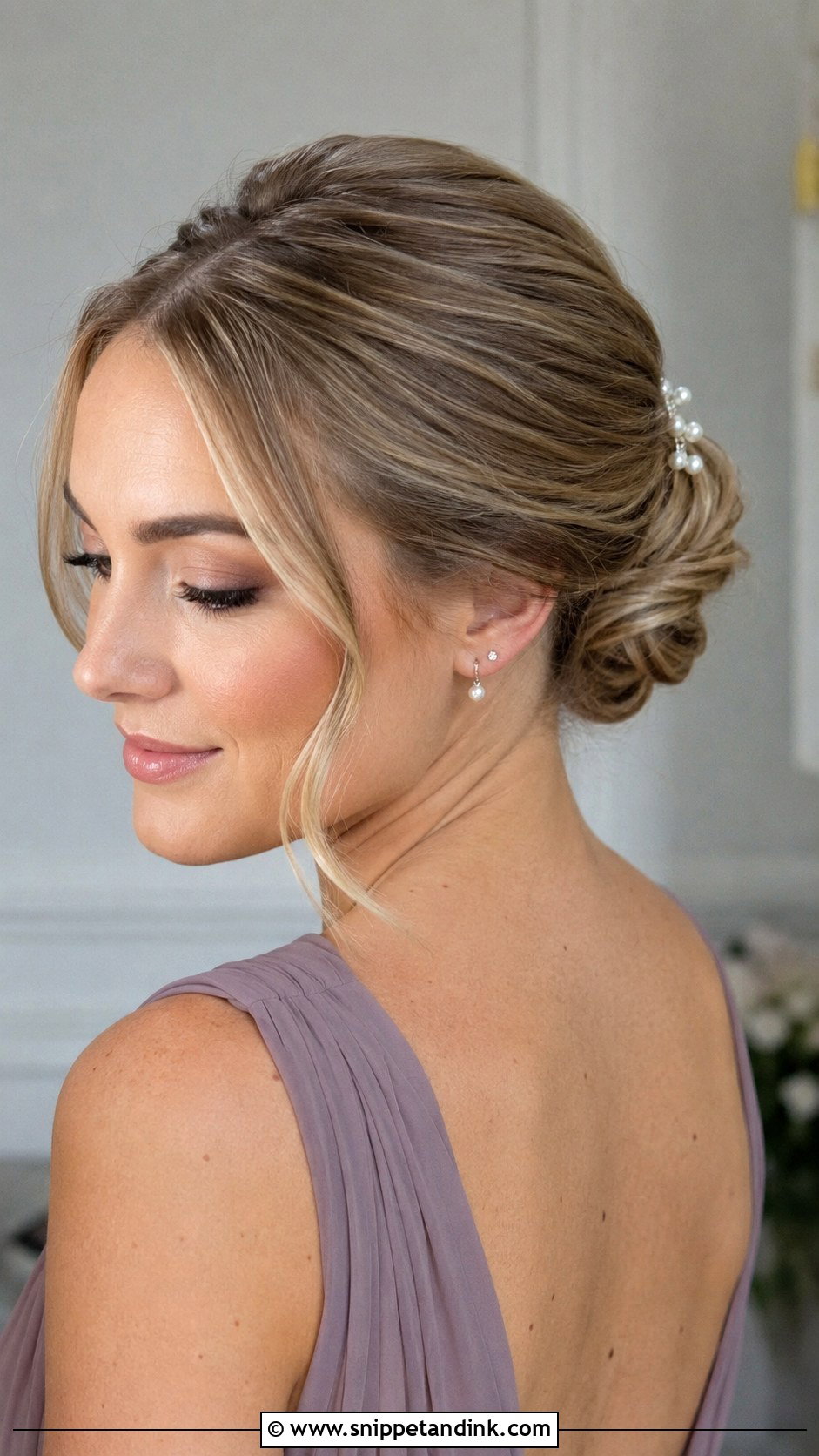 Chignon Wedding Hairstyle - Snippet and Ink - 30 Wedding Hairstyles for Bridesmaids