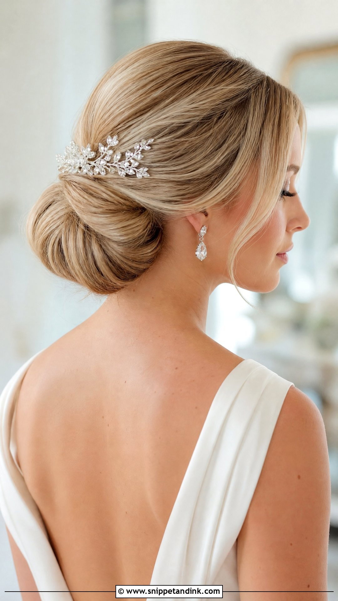 Chignon Wedding Hairstyle For Bride - Snippet and Ink - 15 Best Wedding Hairstyles the Bride