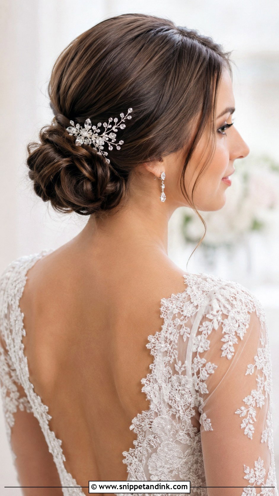 Chignon Wedding Hairstyle for Long Hair - Snippet and Ink - 25 Hairstyle for Long Hair Wedding Ideas