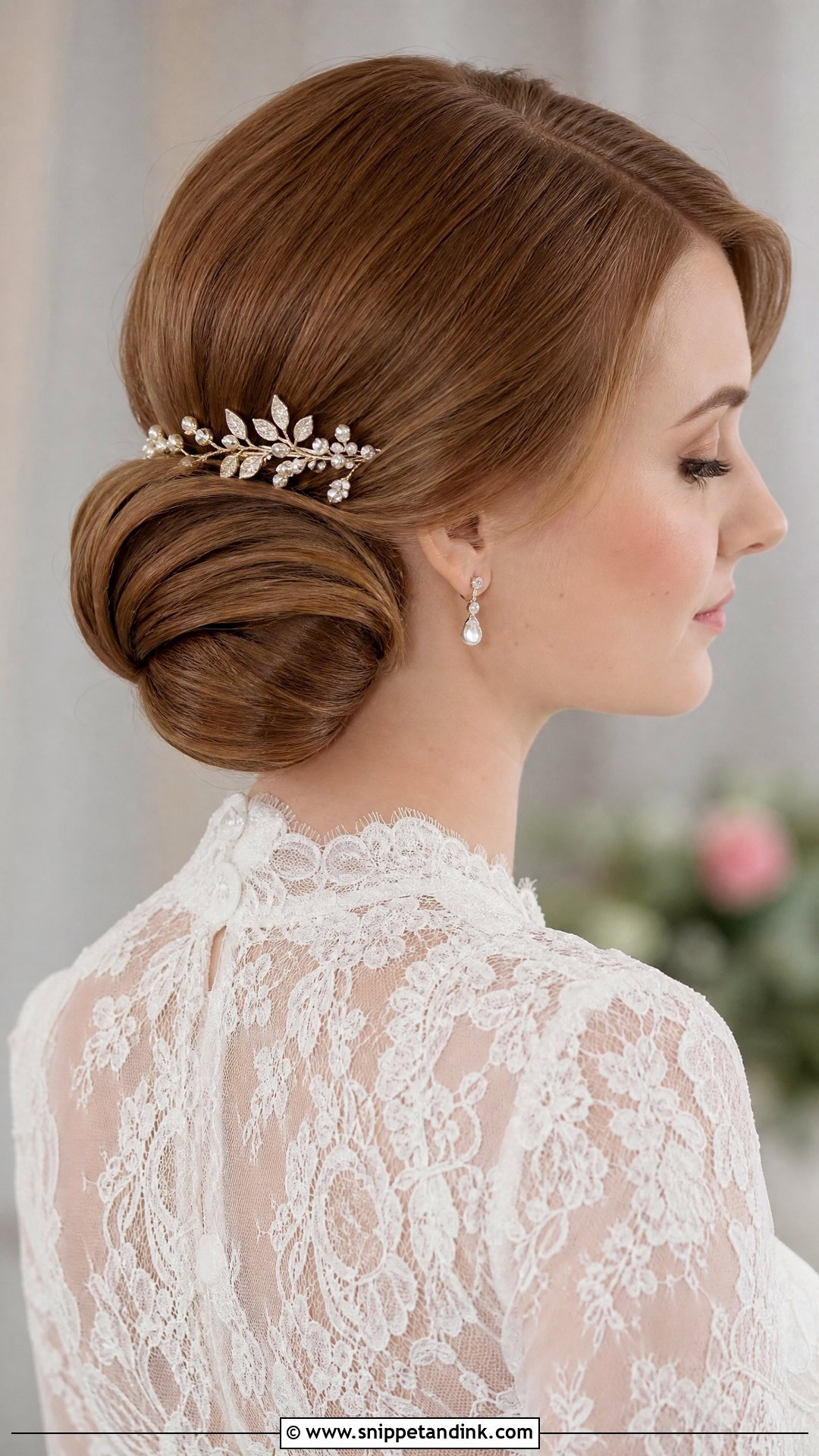 Chignon Wedding Hairstyle - Snippet and Ink - 15 Basic Wedding Hairstyles