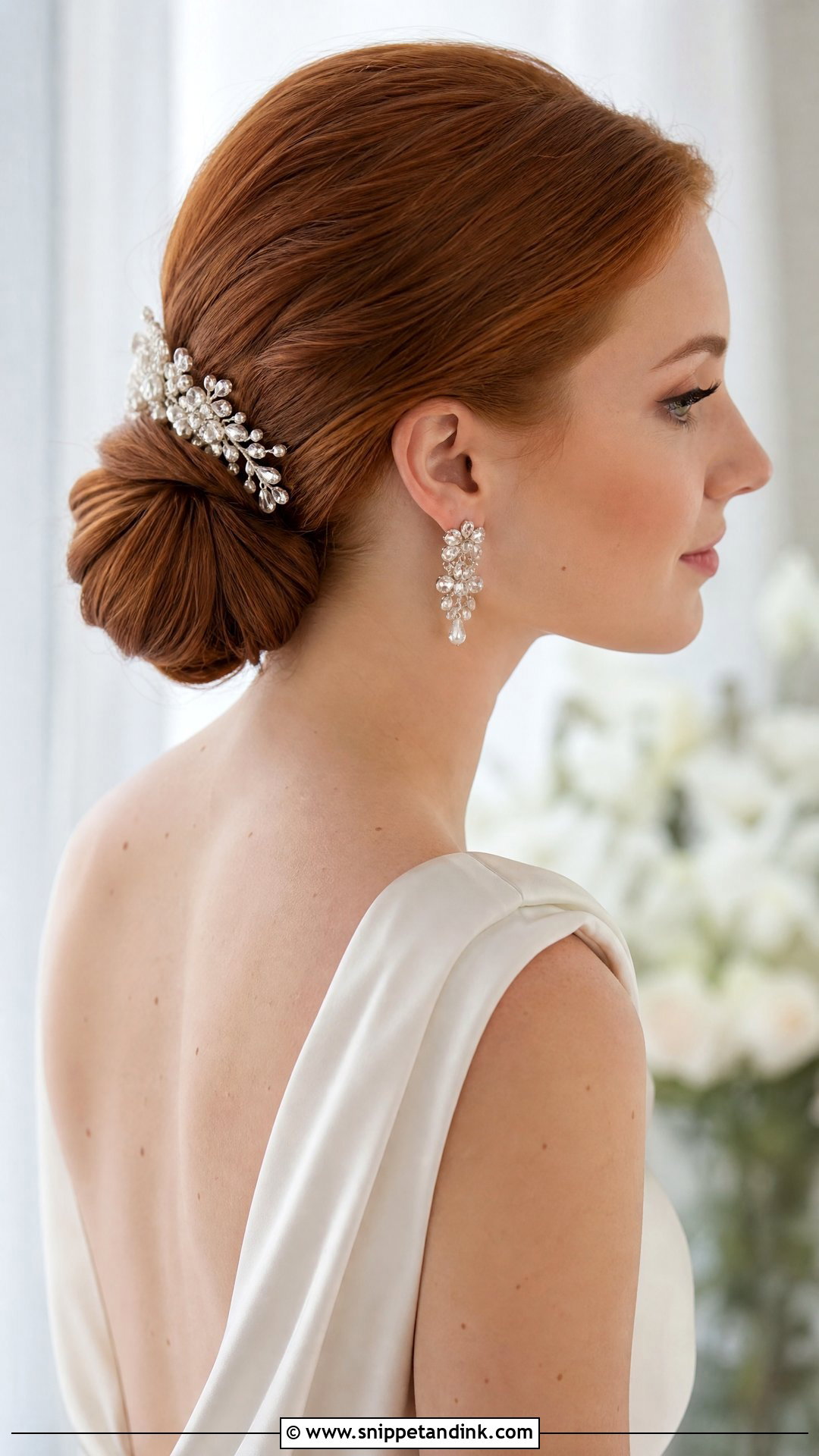 Chignon Wedding Updo - Snippet and Ink - 20 Romantic Wedding Hair Updo Ideas