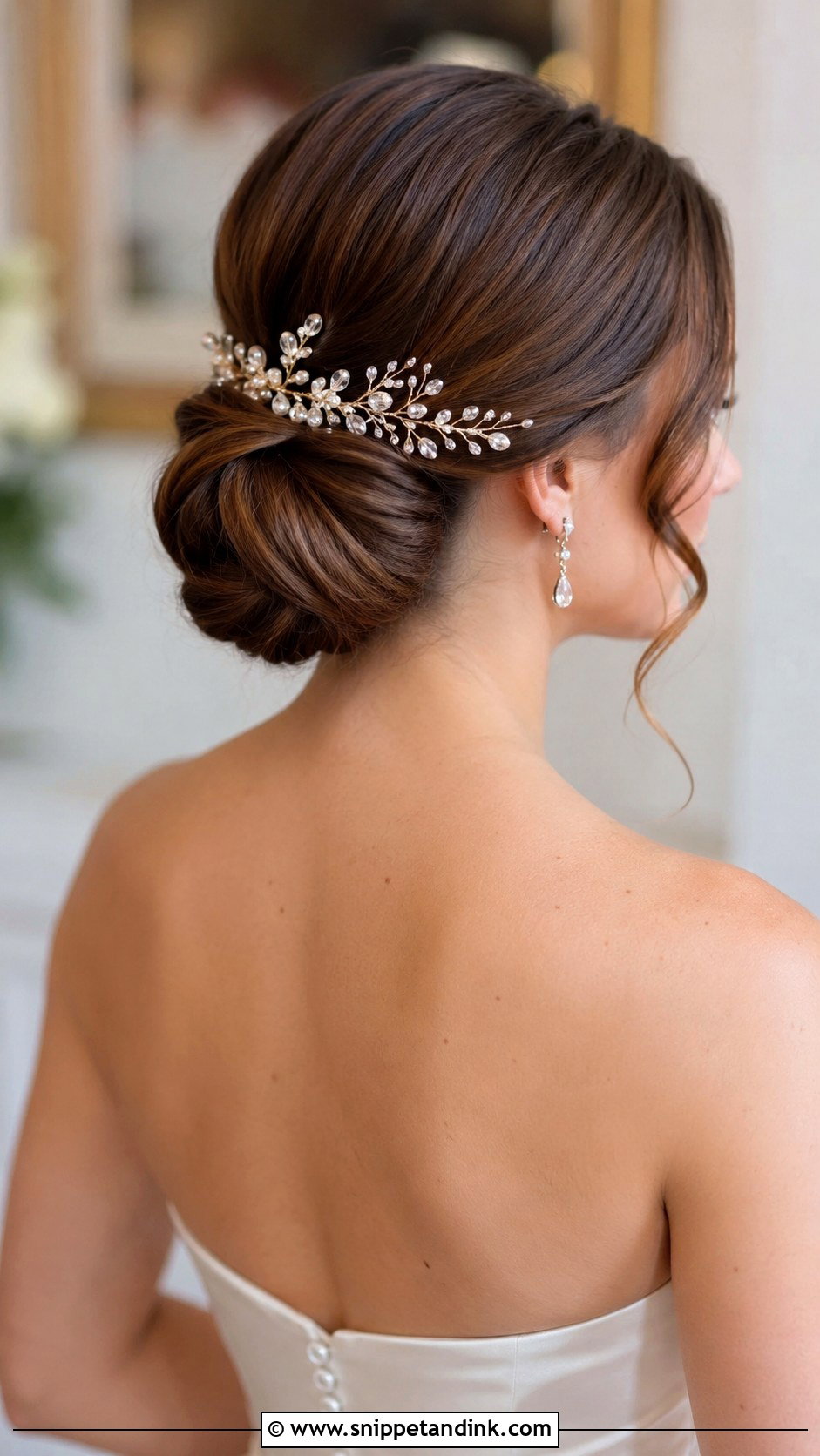 Chignon Wedding Updo - Snippet and Ink - 30 Wedding Updos for Long Hair
