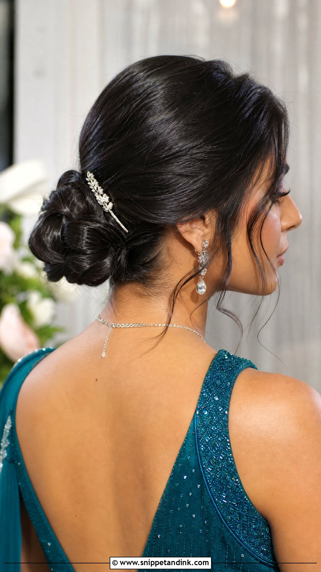 Chignon for Indian Wedding - Snippet and Ink - 20 Indian Hairstyles for Bridal