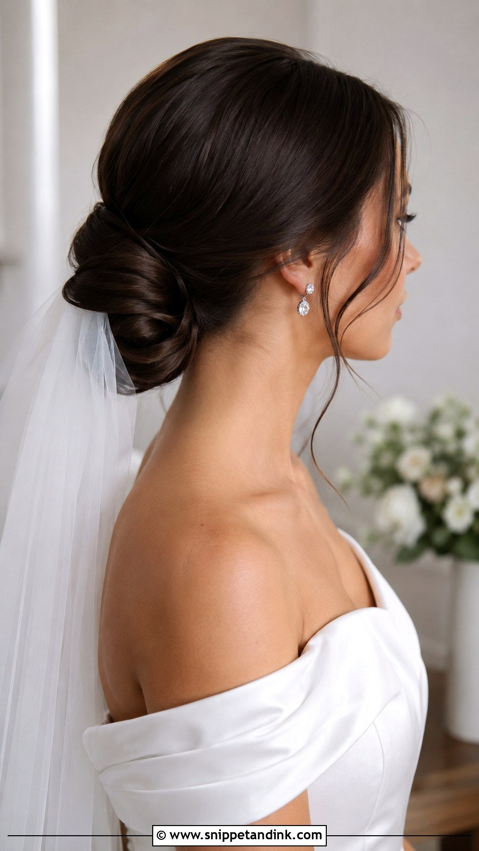 Chignon for Medium Length Wedding Hair - Snippet and Ink - 25 Hairstyles for Medium Length Hair Wedding