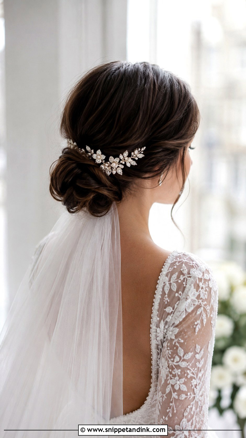 Chignon for Short Hair - Snippet and Ink - 25 Wedding Hair Ideas for Short Hair