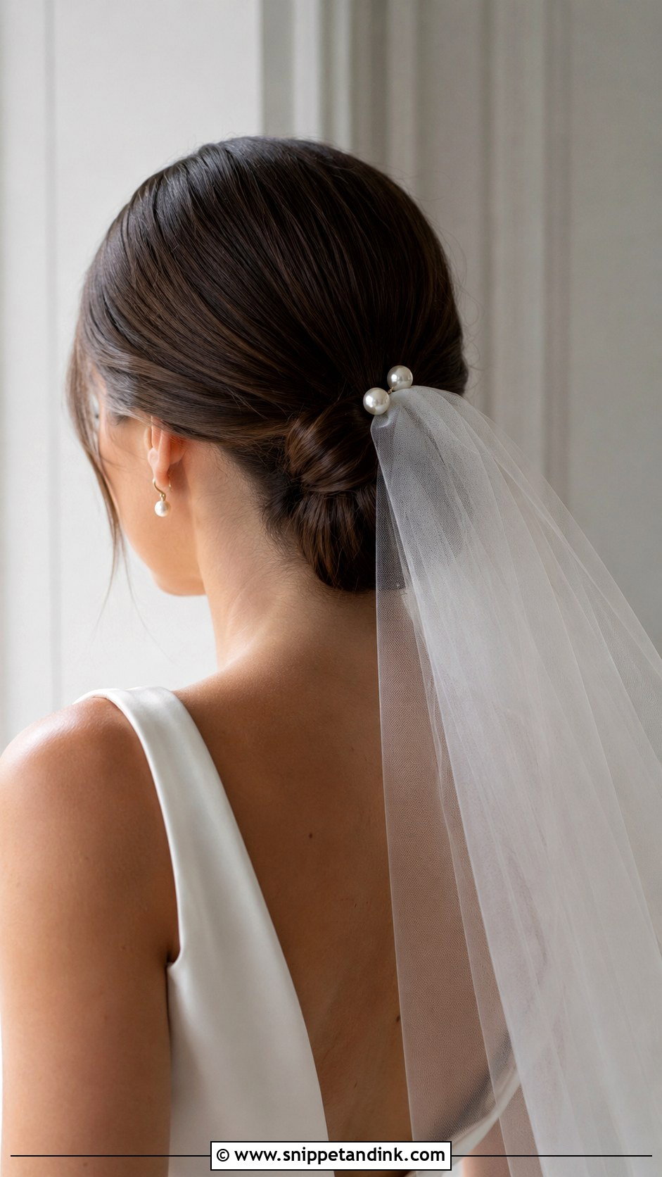 Chignon for Short Hair - Snippet and Ink - 25 Hairstyles for Short Hair for Wedding